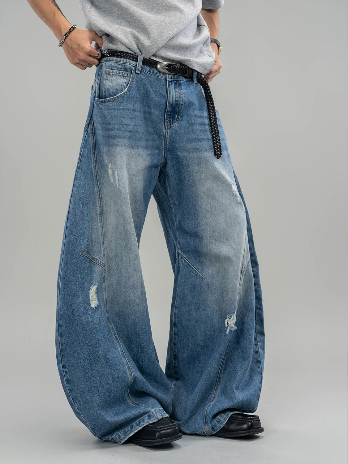 Denim Horizon Ultra-Wide Jeans