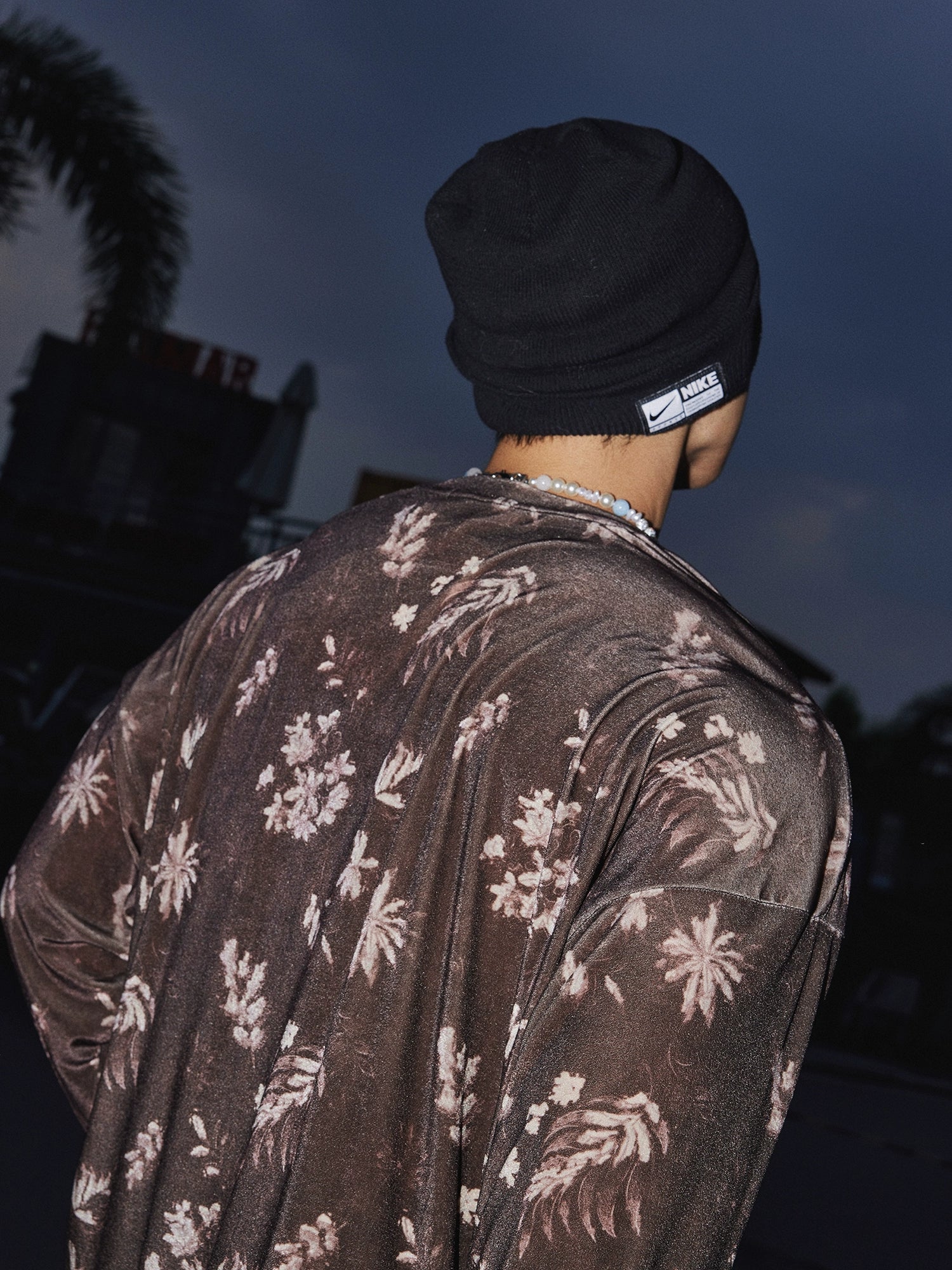 Stone Wash Velvet Long Sleeve Tee