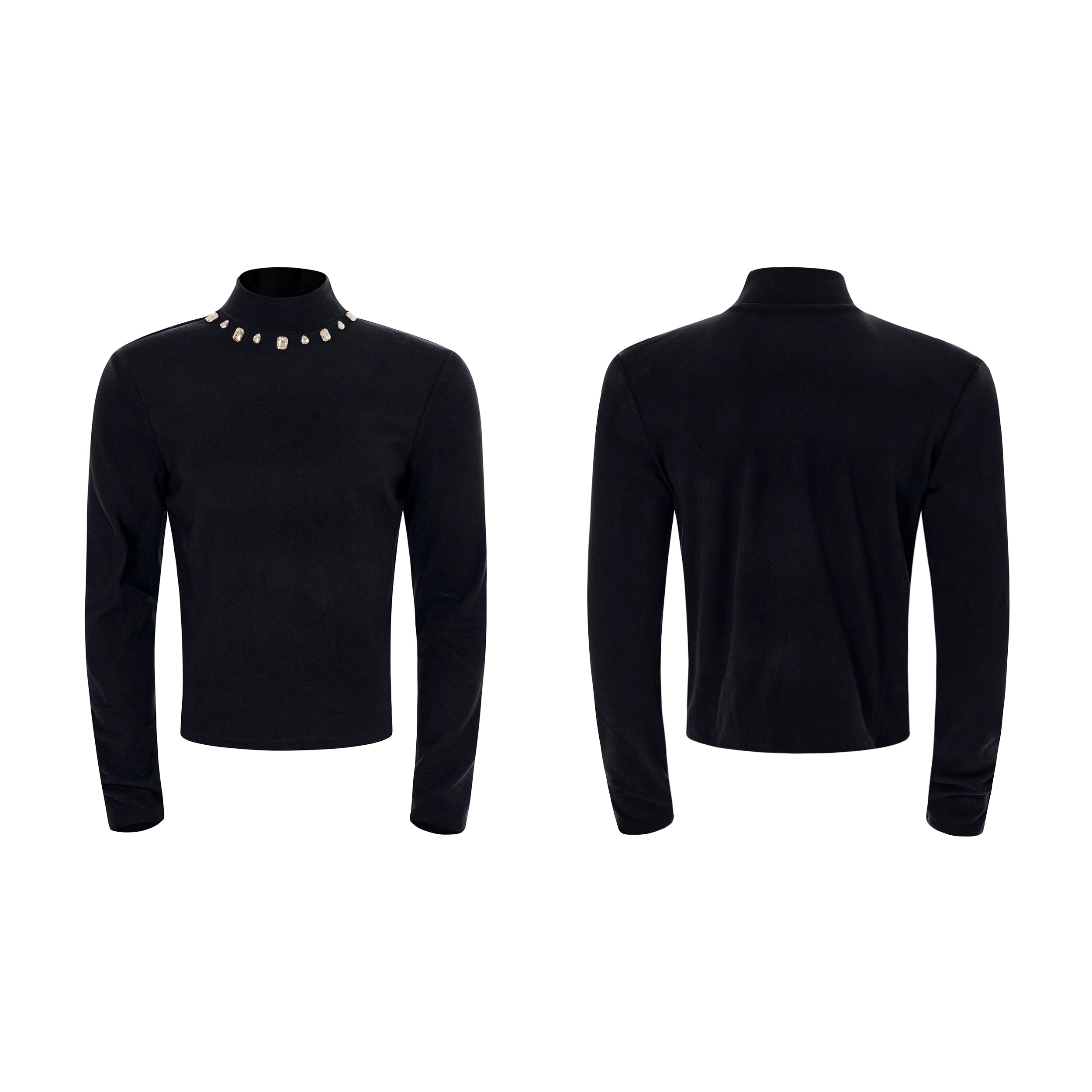 Gilded Halo Gem Neck Longsleeve