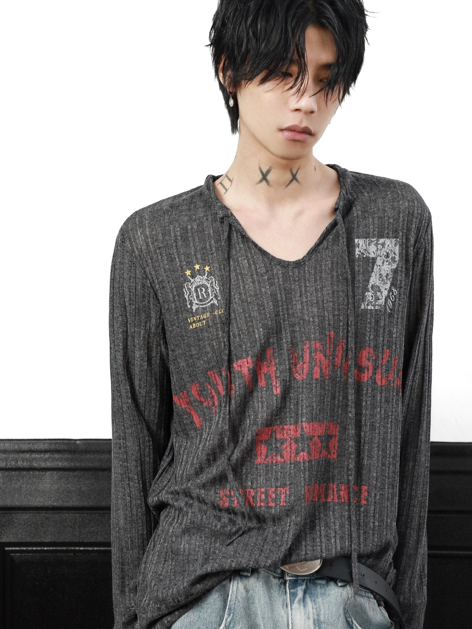 Grunge Street Runner Knit Top