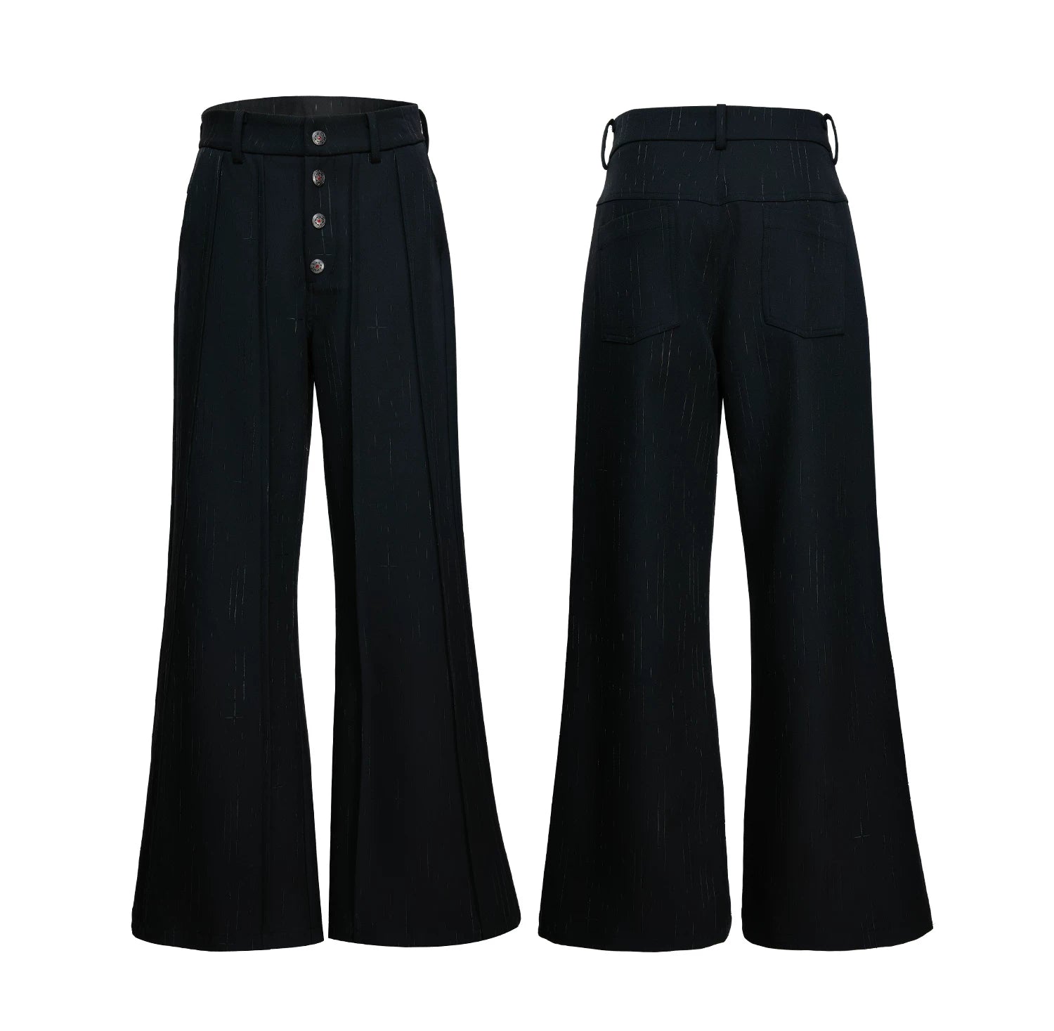 Nebula Pinstripe Oversized Drape Blazer