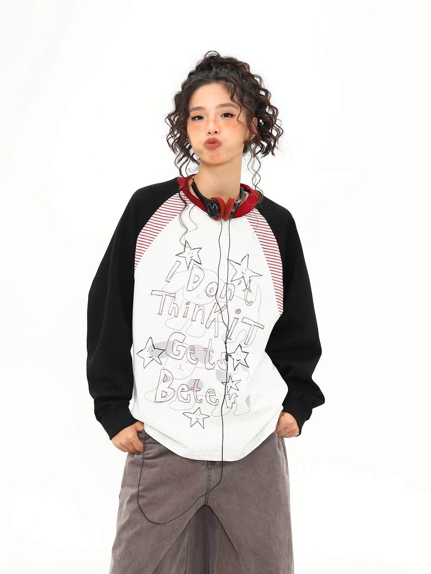 Starlit Mixtape Raglan Sweatshirt