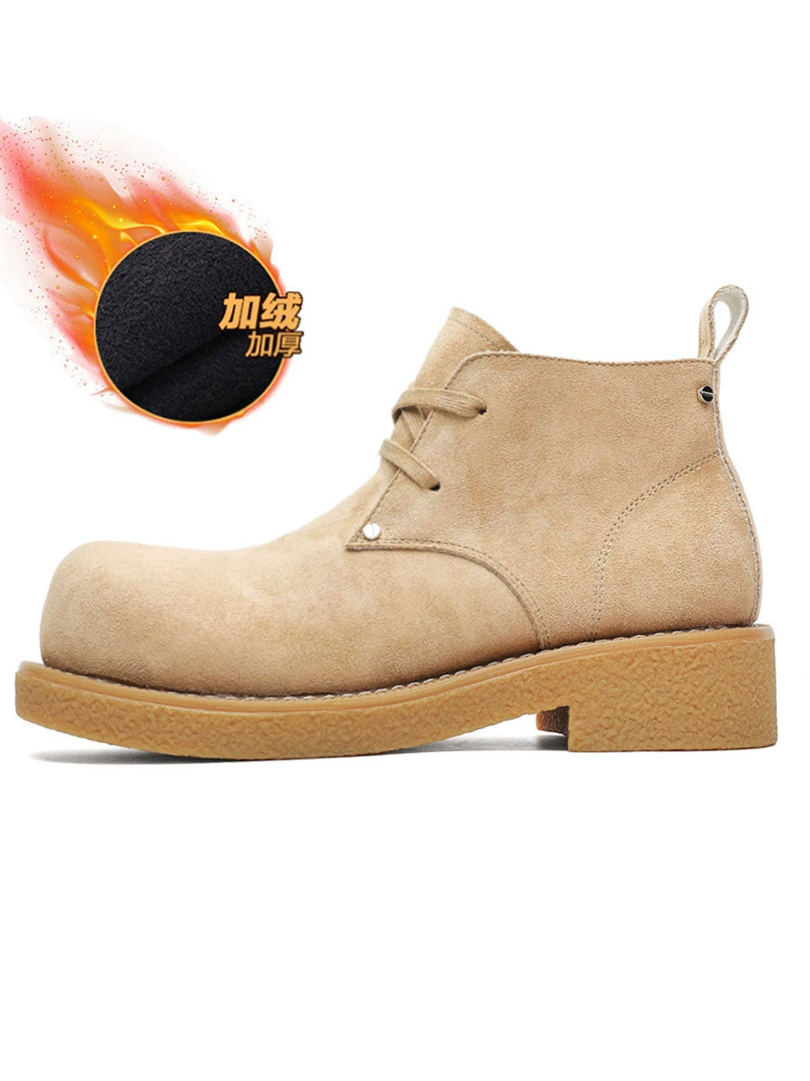 Chunky Suede Desert Boots