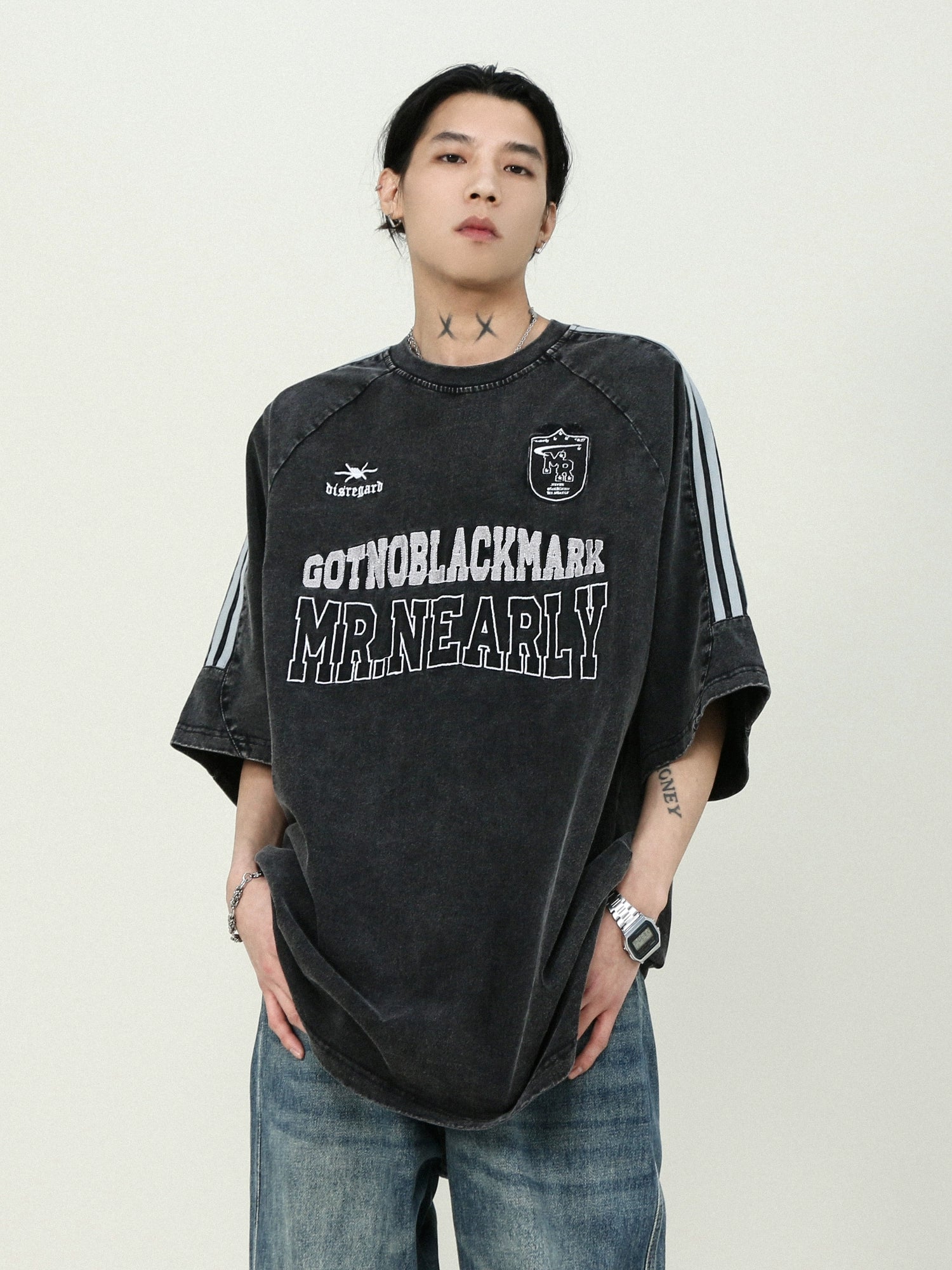 Blackmark Crest Varsity Jersey Tee