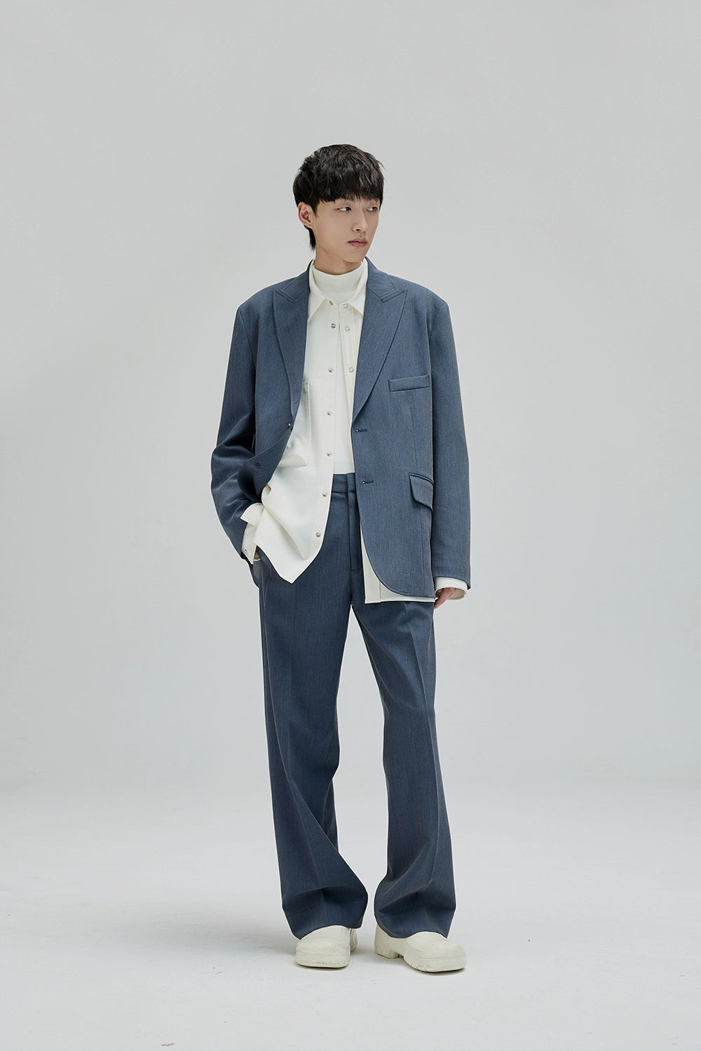 Pantalones de traje ancho