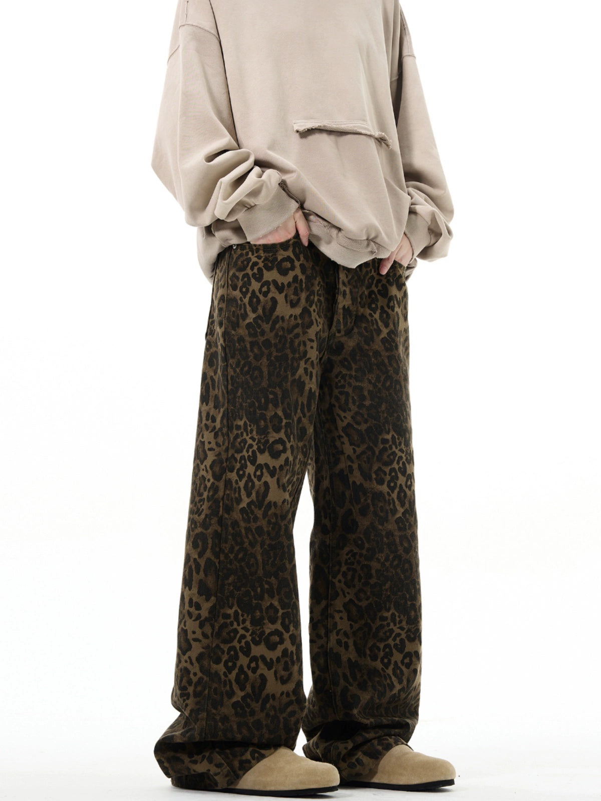 Madwitch Savage Chic Leopard Wide-Bein-Hosen