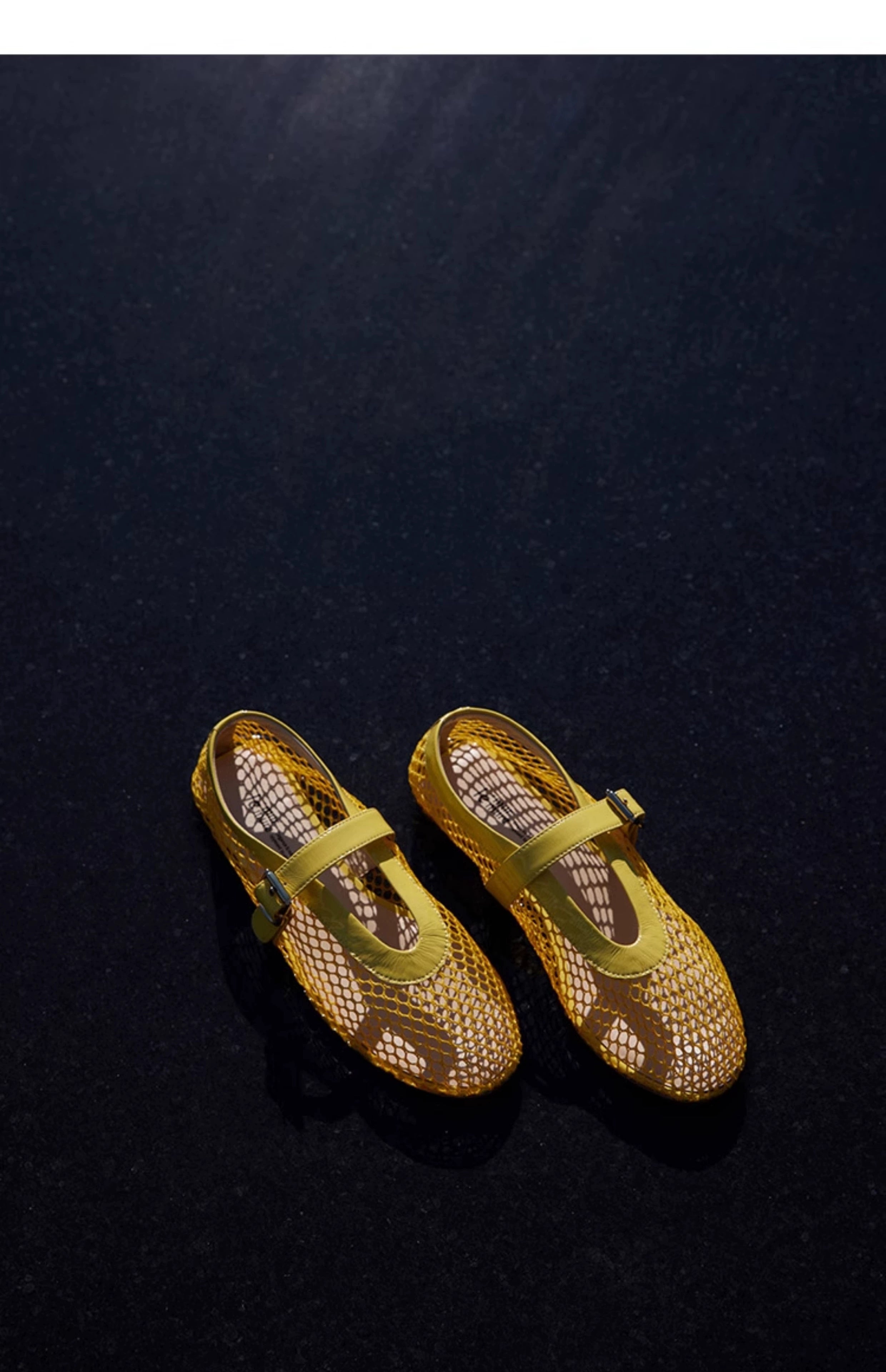 Colorful Mesh Mary Jane Flats