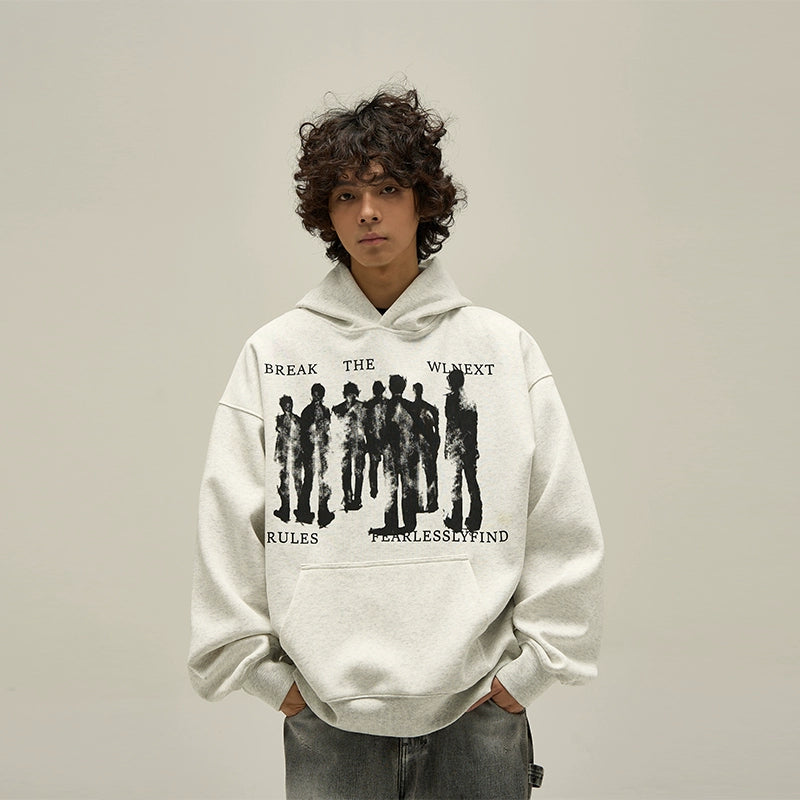 Fearless Graphic Oversized Hoodie