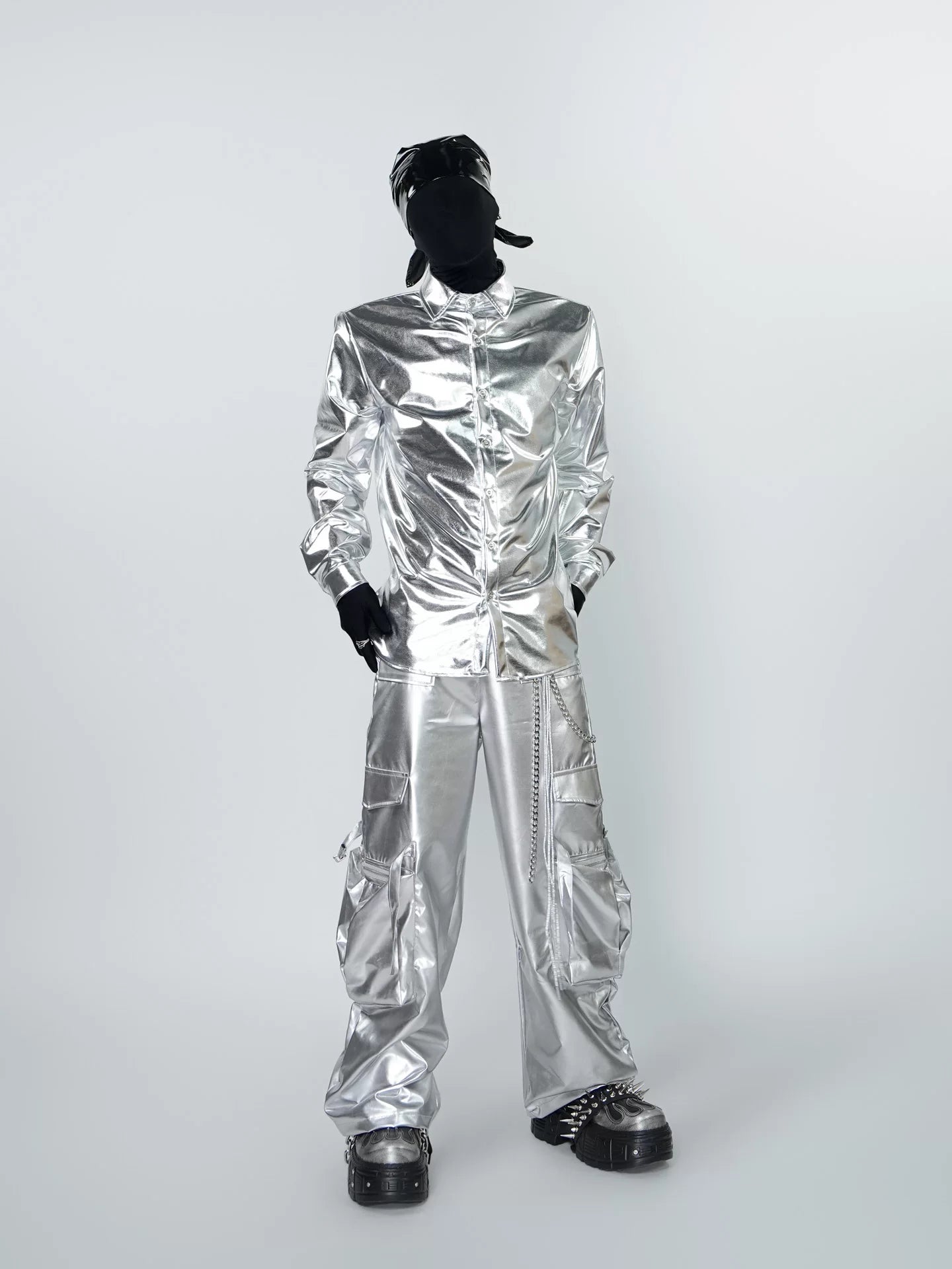 Lunar Signal Liquid-Metal Shirt