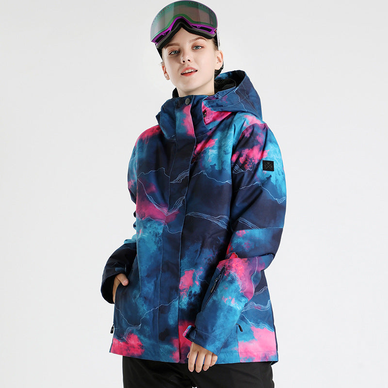 Aurora Nebula Snow Shell Jacket