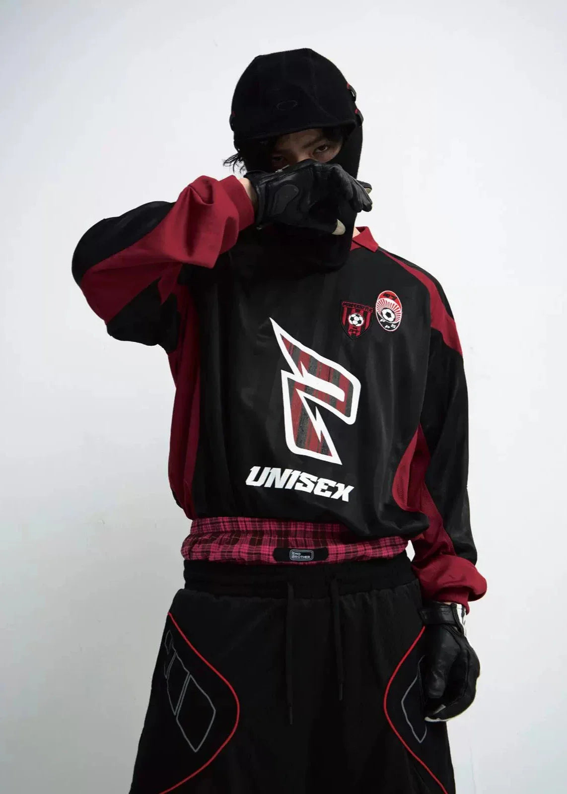 Sudadera de pista deportiva de equipo de carreras