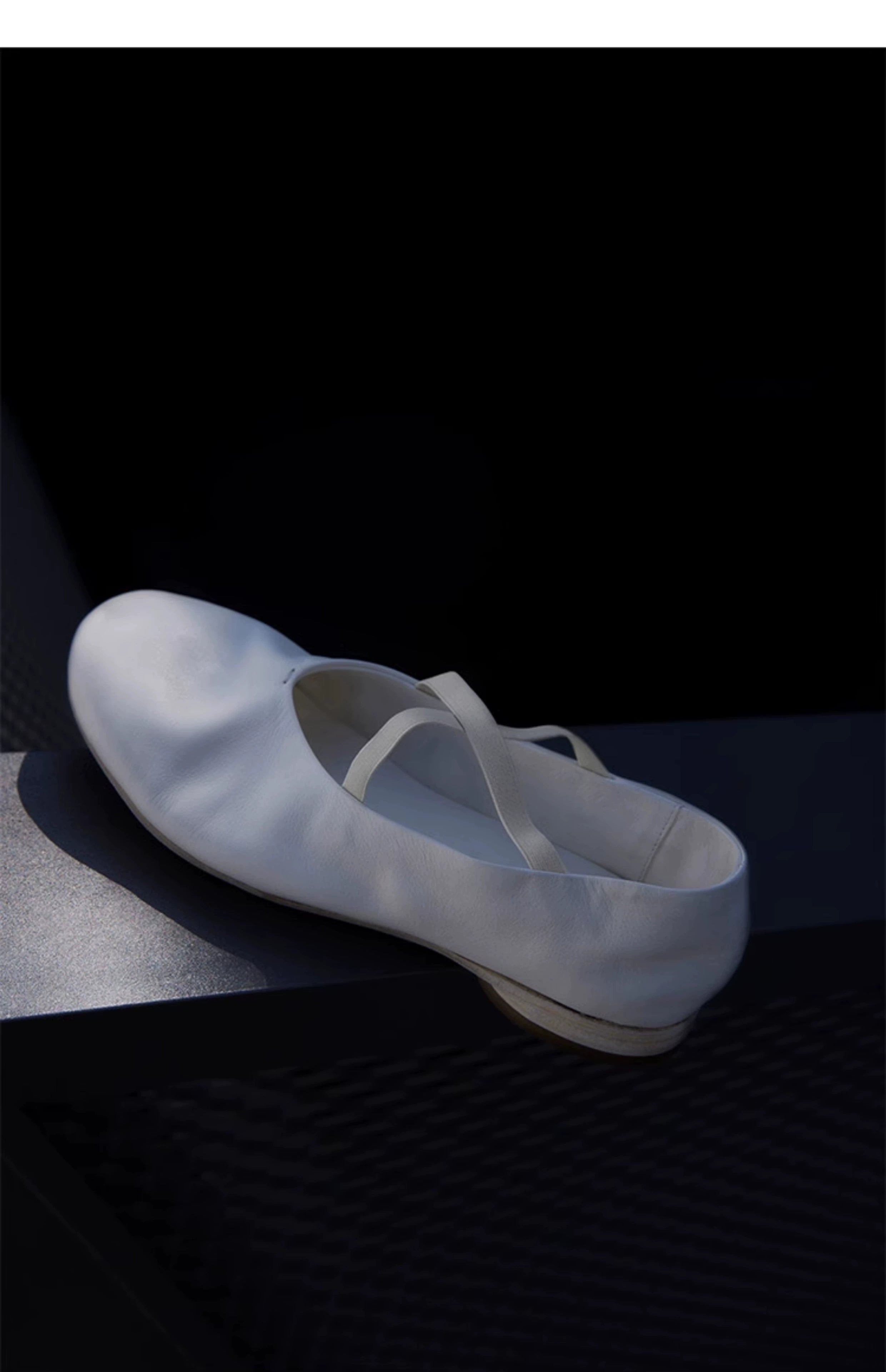 Ballet Flats with Crisscross Elastic Straps