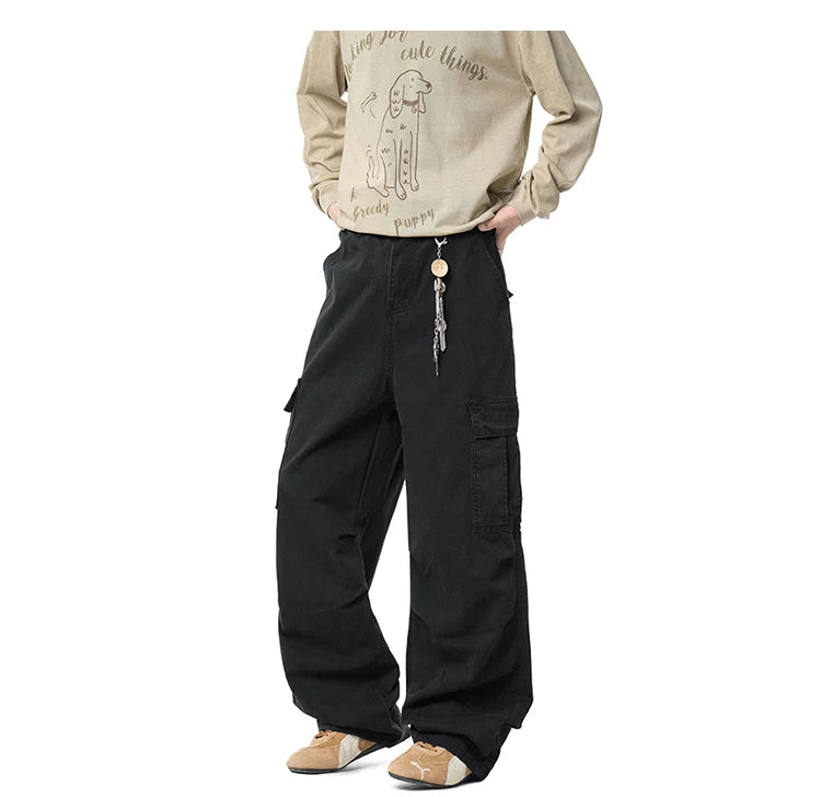 Ashfold Relaxed Cargo Denim Pants