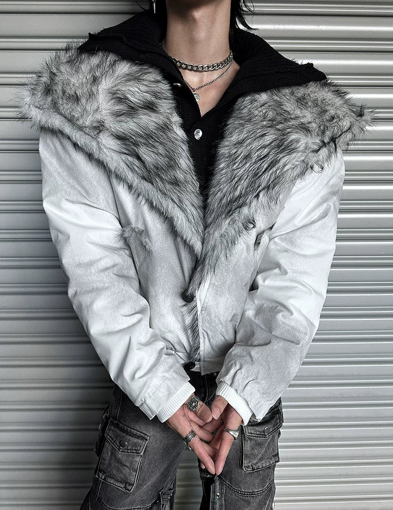 Frostbite Revenant Faux-Fur Aviator Jacket