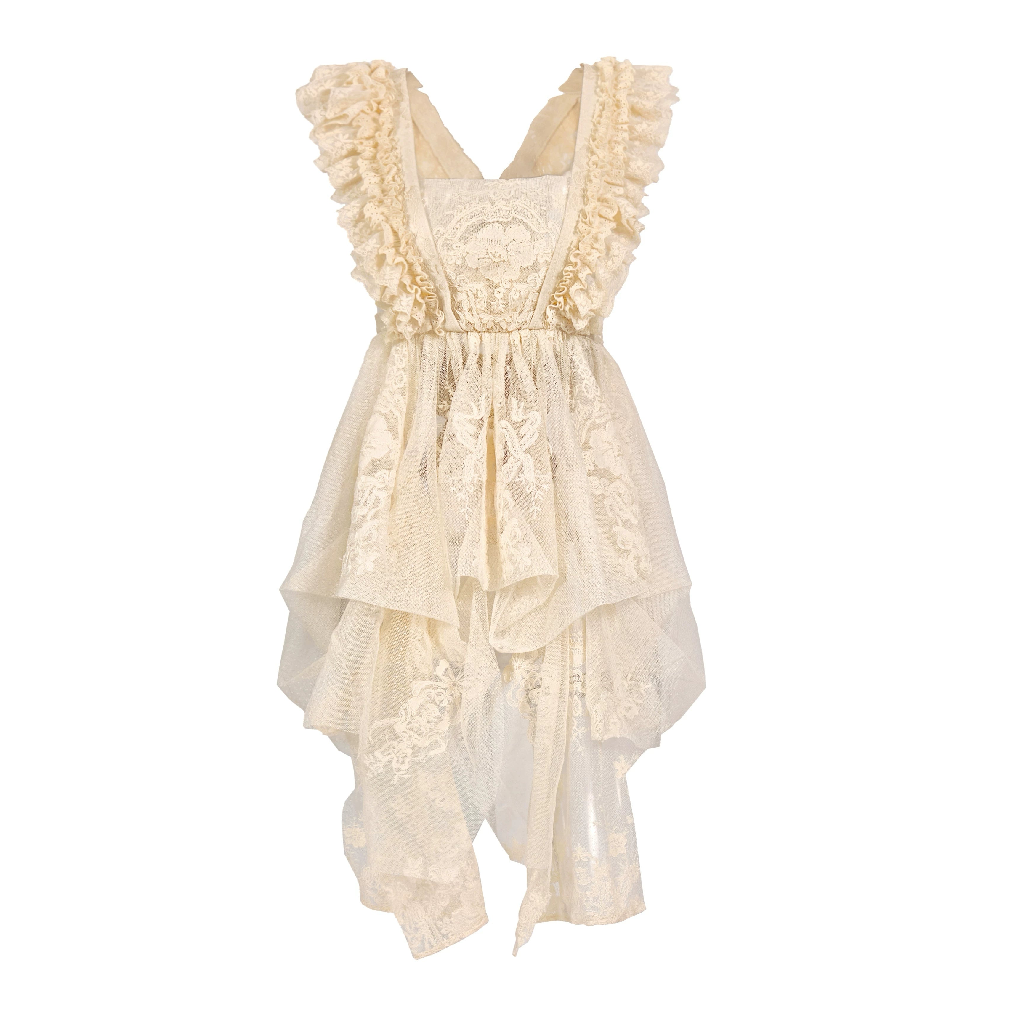 Ruffle Lace Layered Fairy Dress