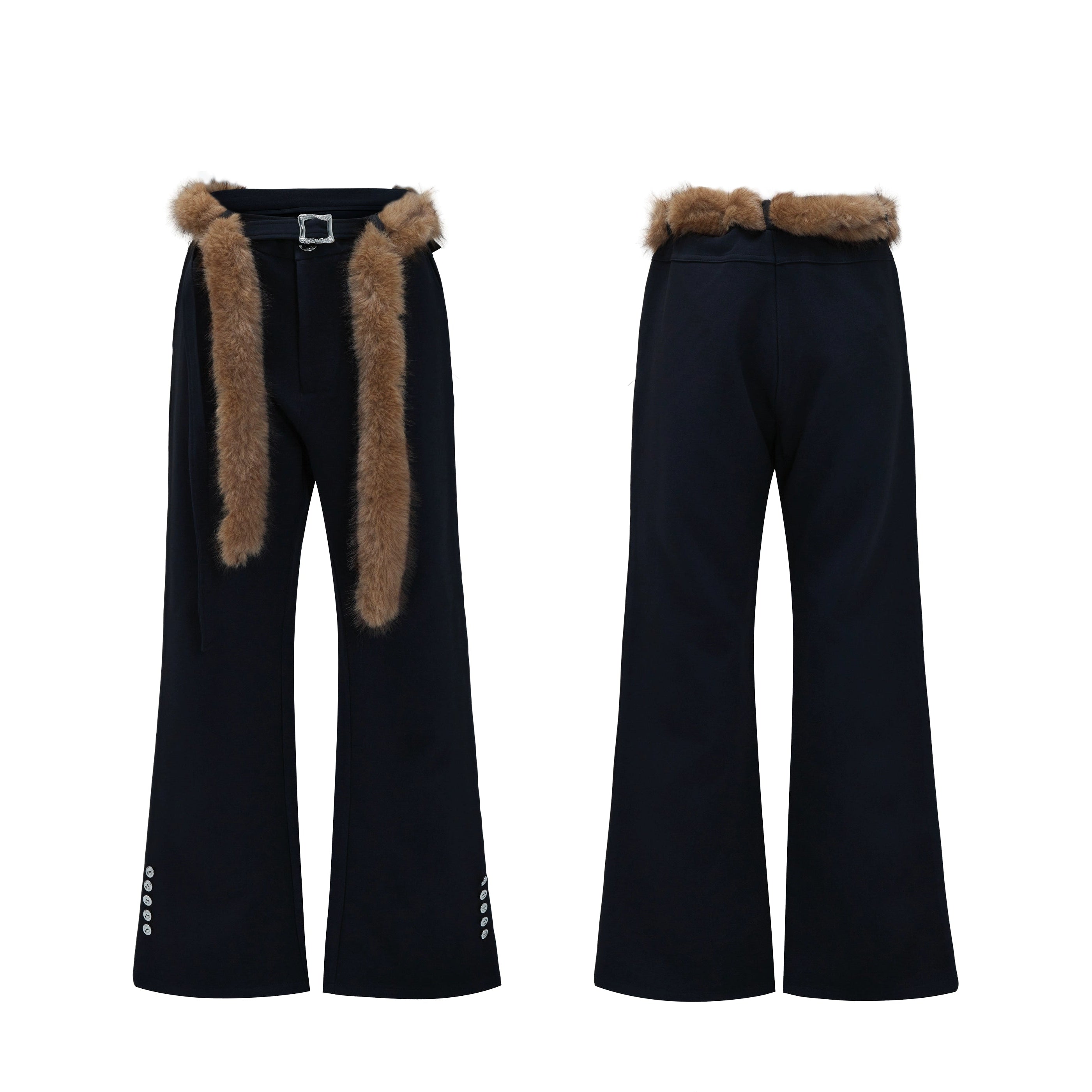 Fur Halo Flare Tailored Pants