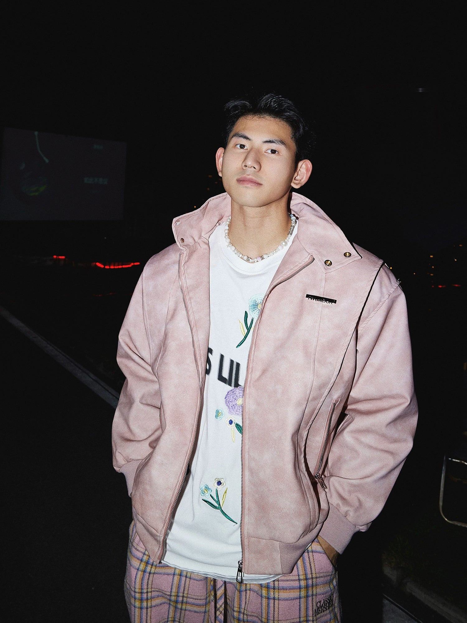 Suede Bomber Jacket
