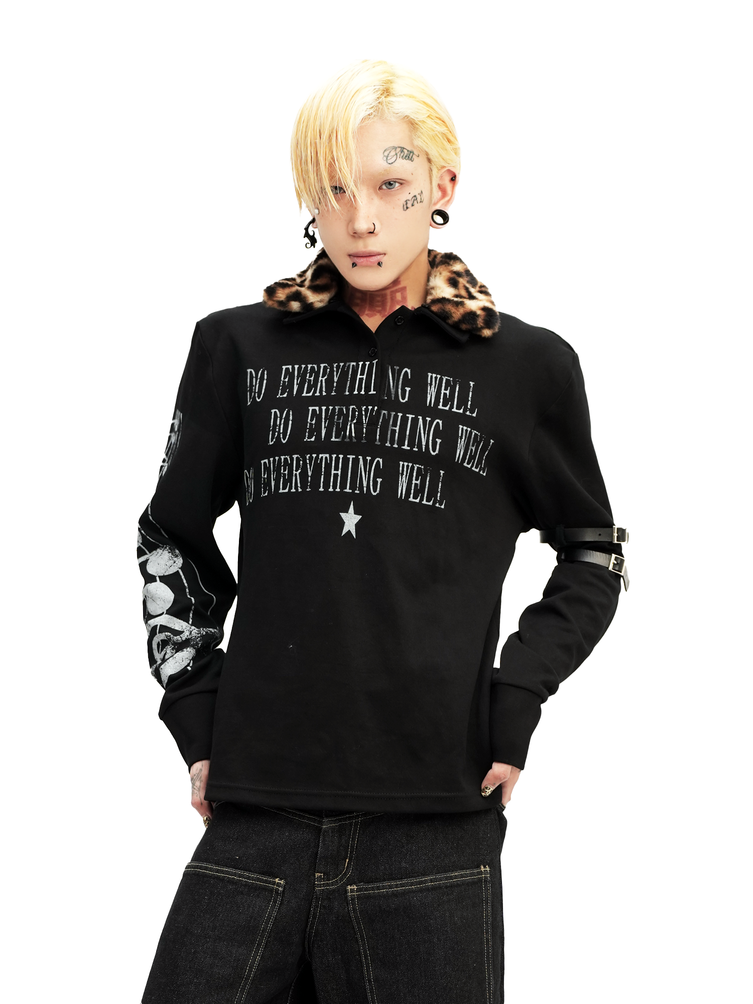 Leopard Anthem Treble Star Longsleeve