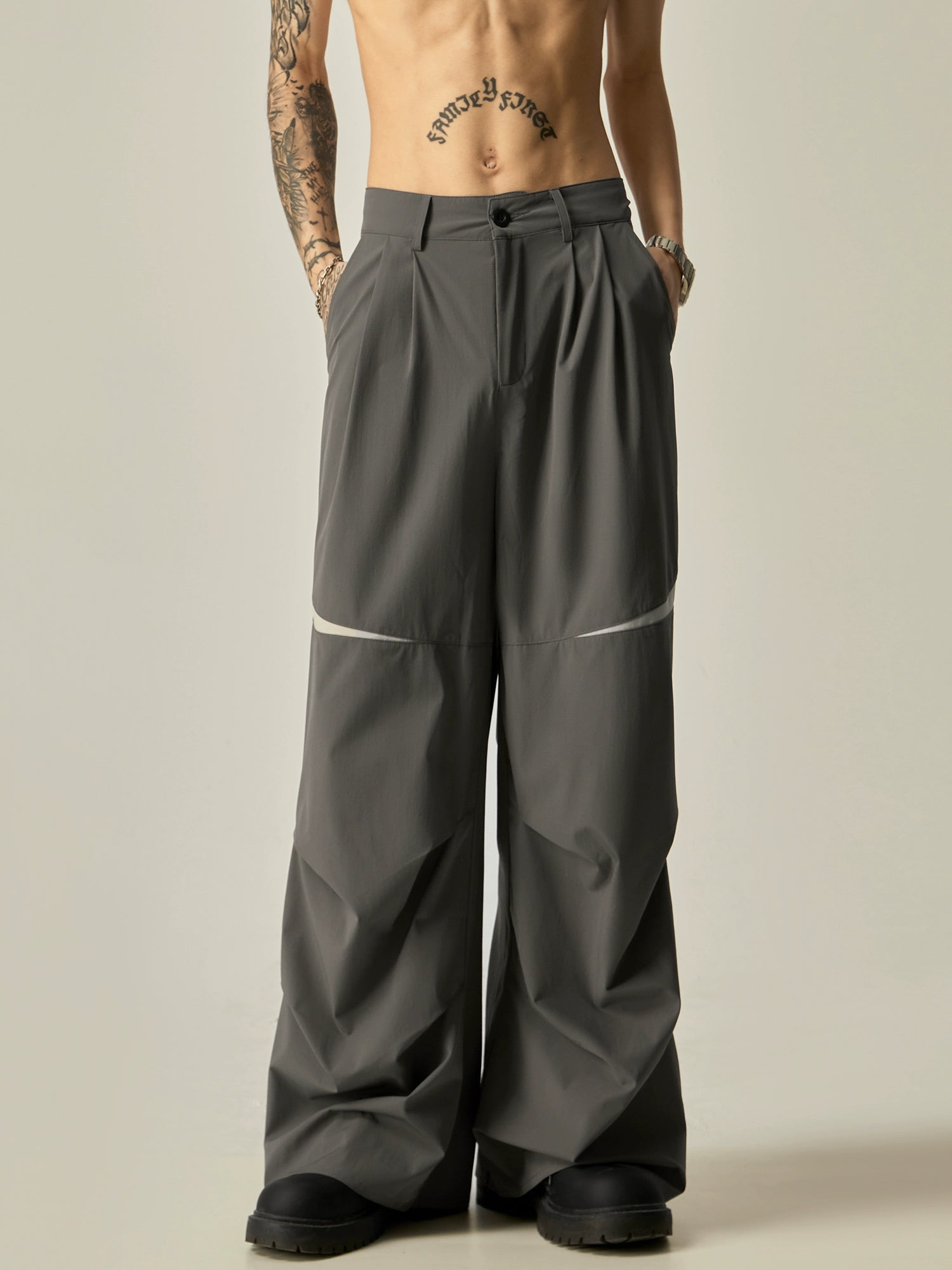 Midnight Stream Double-Stripe Track Pants