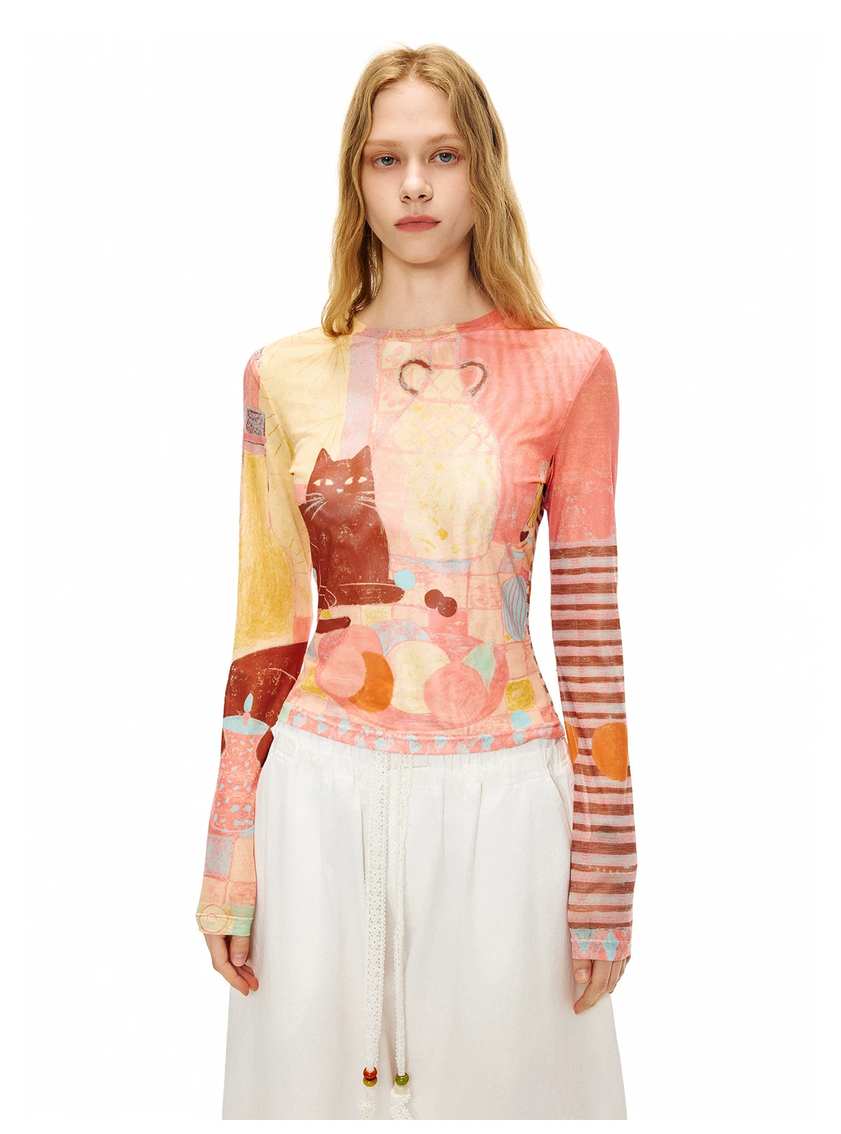 Still Life Noir Atelier Mesh Tee