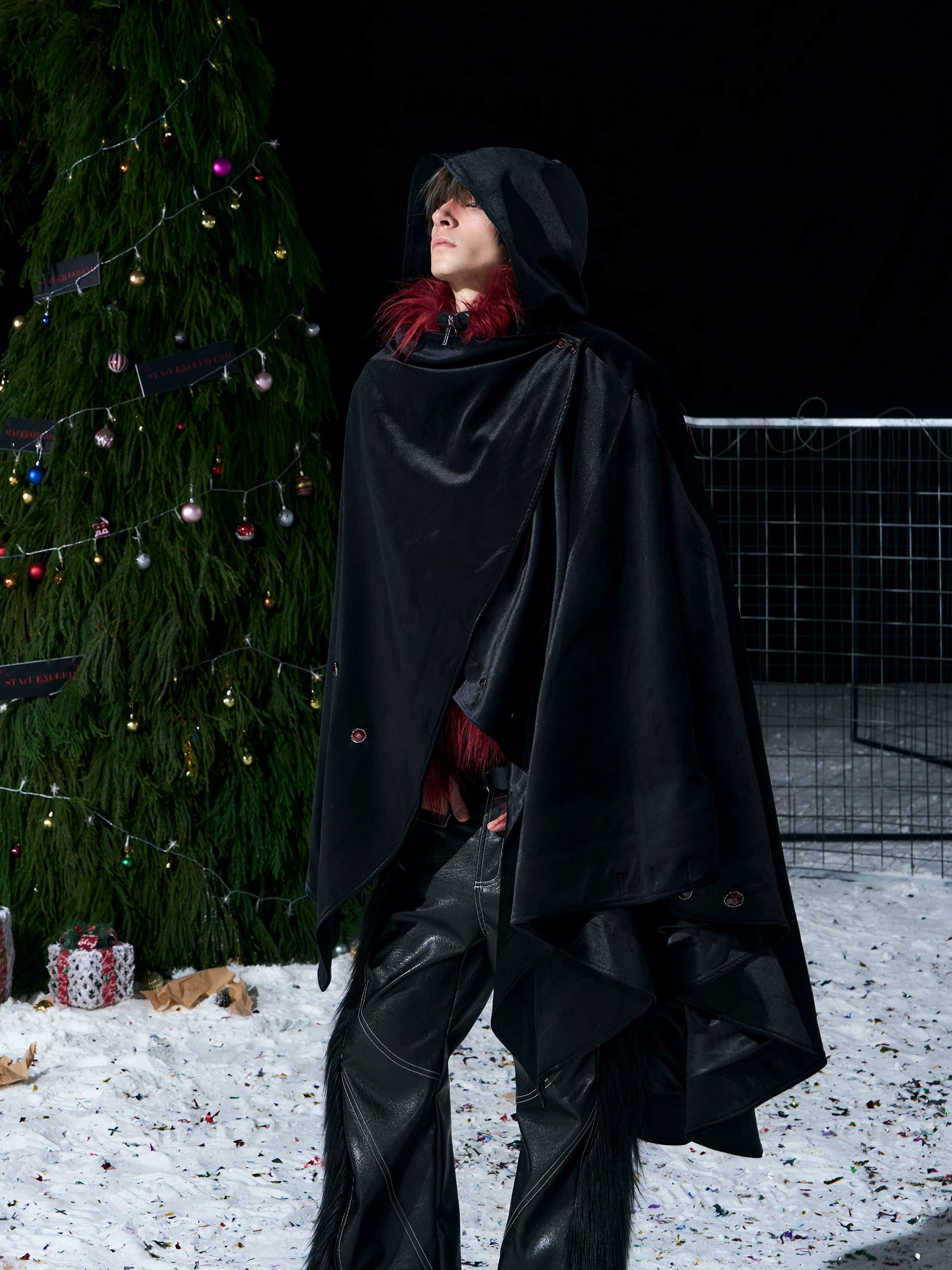 Knight Velour Emblem Cape