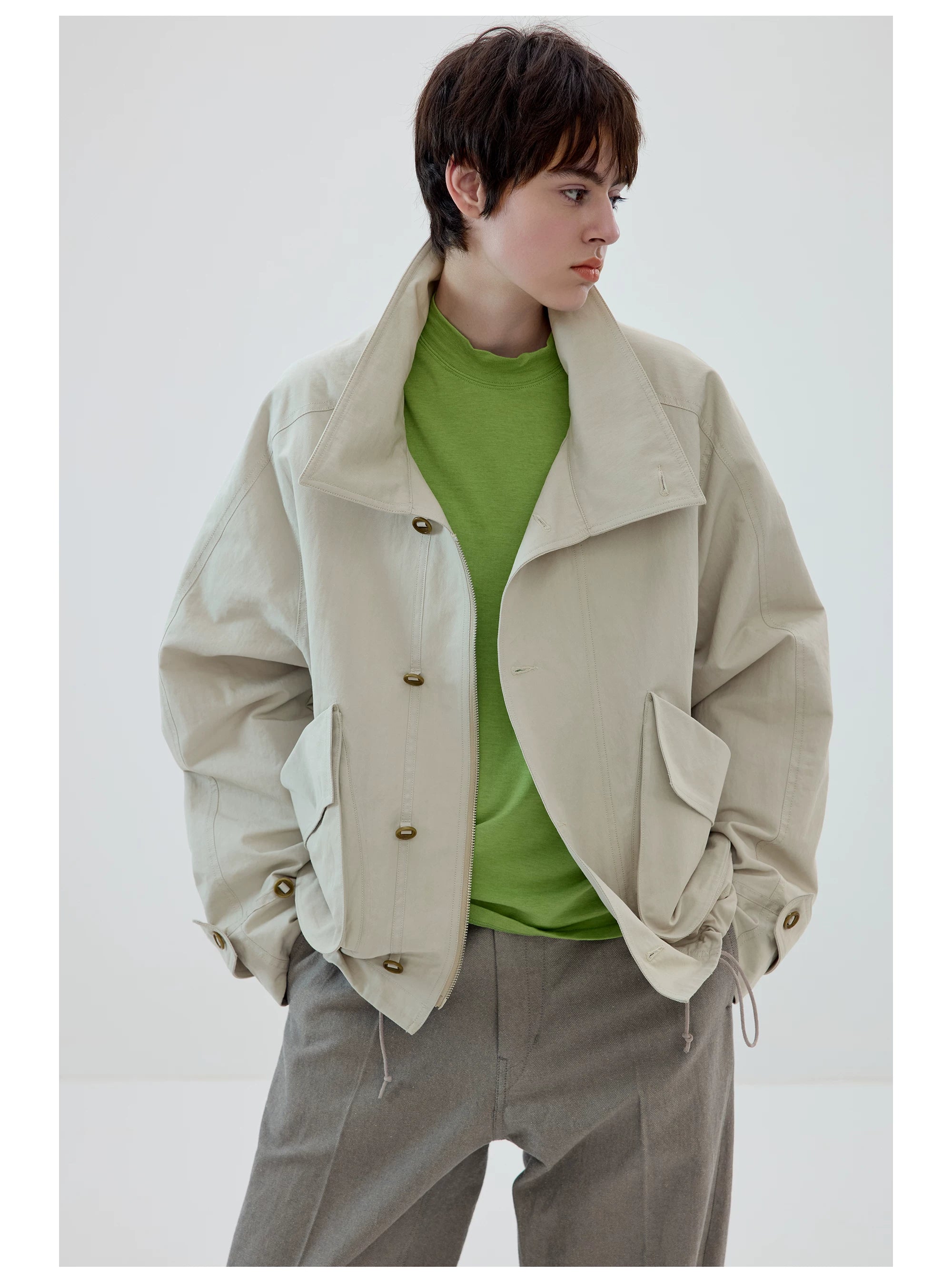 Driftshade Cropped Utility Jacket