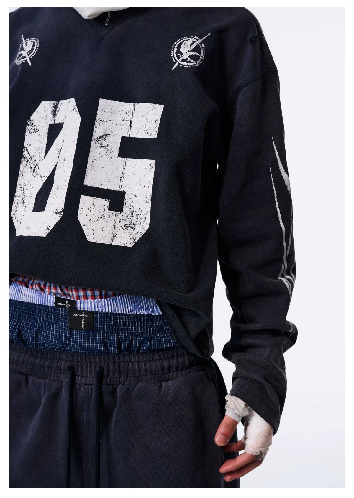 Blackout 05 Distressed Long Sleeve Tee