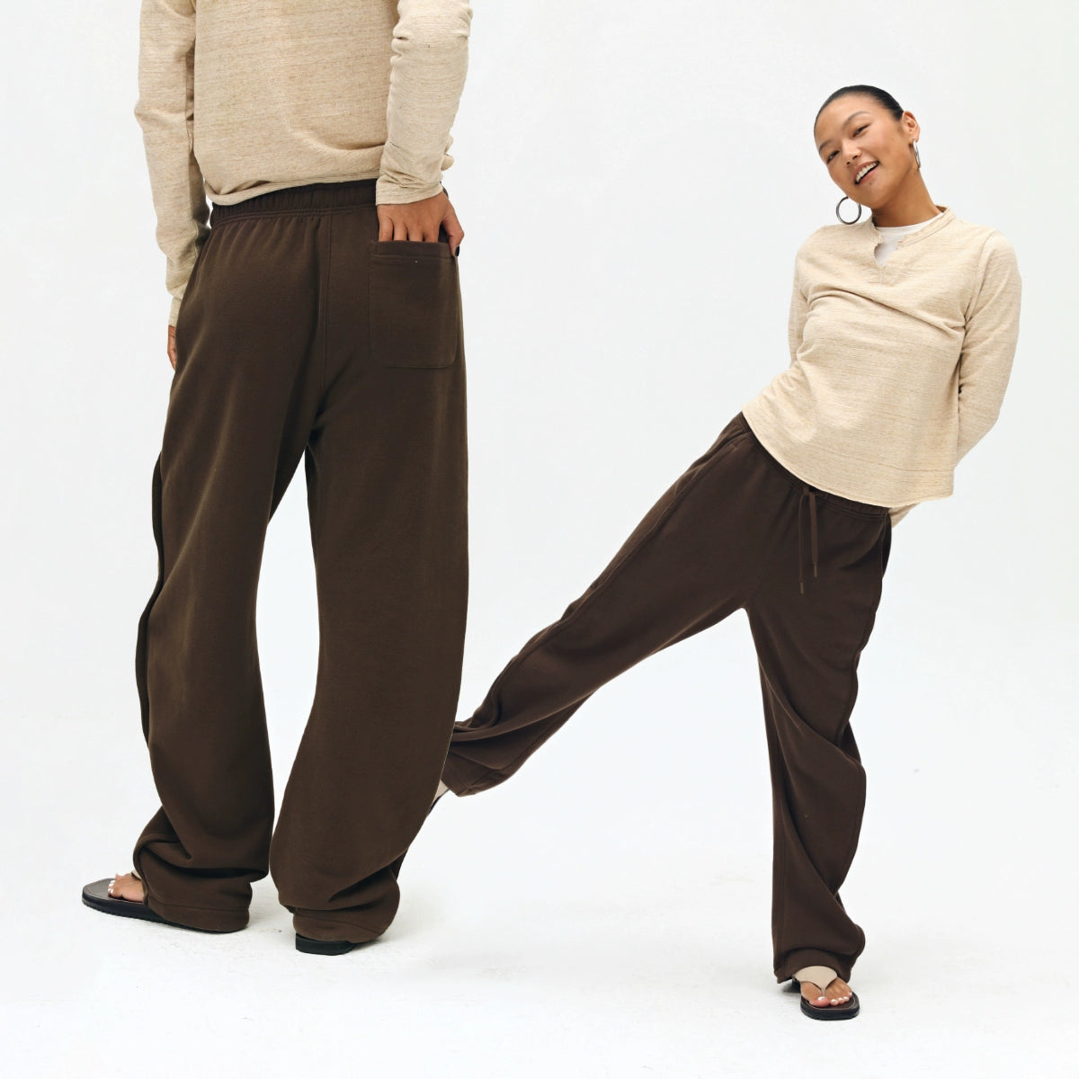 Twill Drawstring Sweatpants