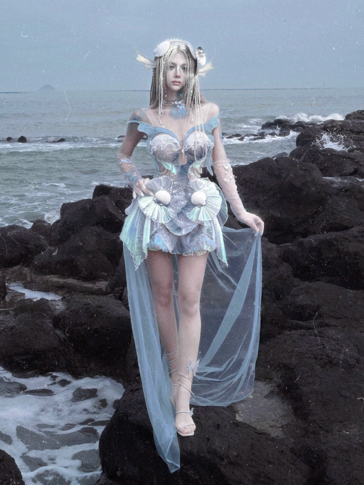Sea Siren Corset Dress Corset / L Sea Siren Corset Dress Corset / L