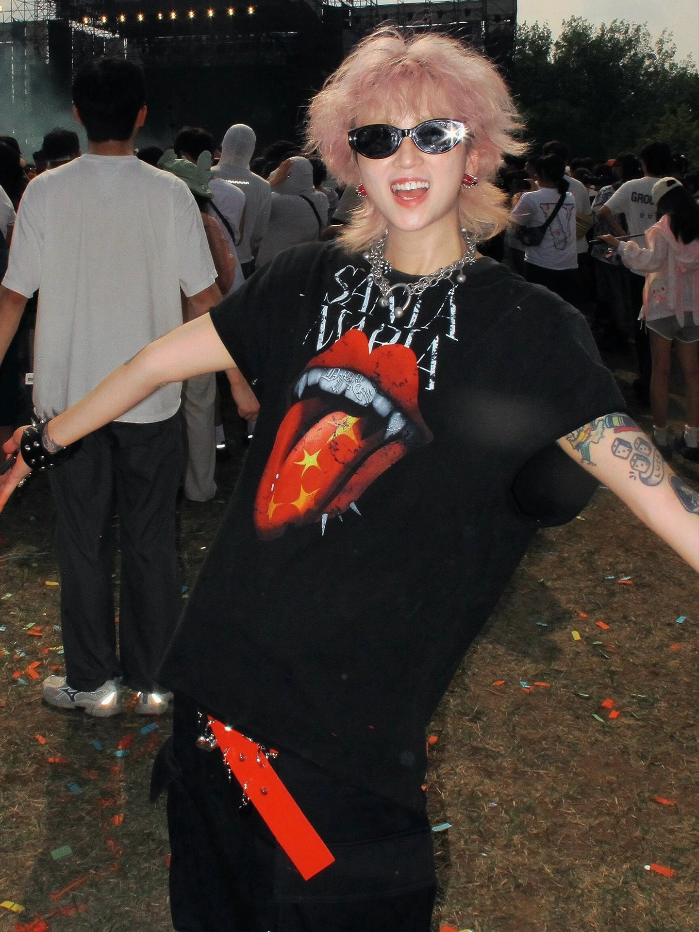 Vampire Tongue Graphic Tee