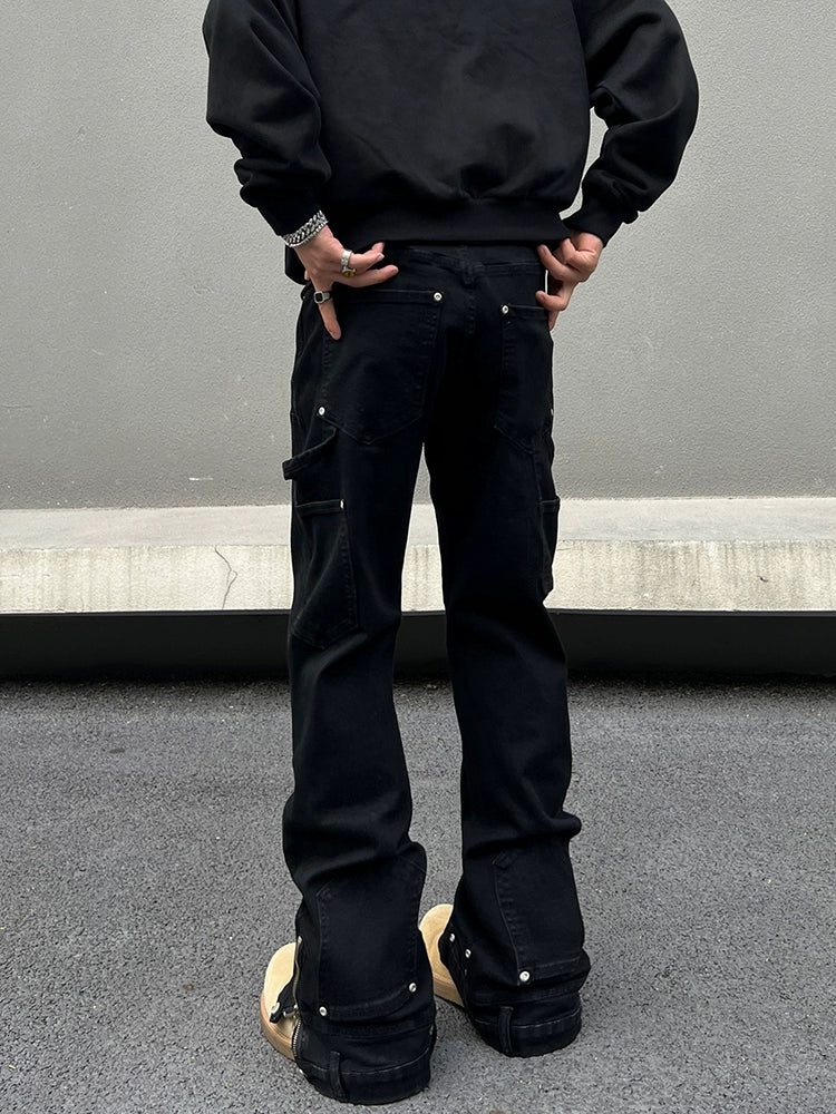 Midnight Rivet Tech Cargo Pants