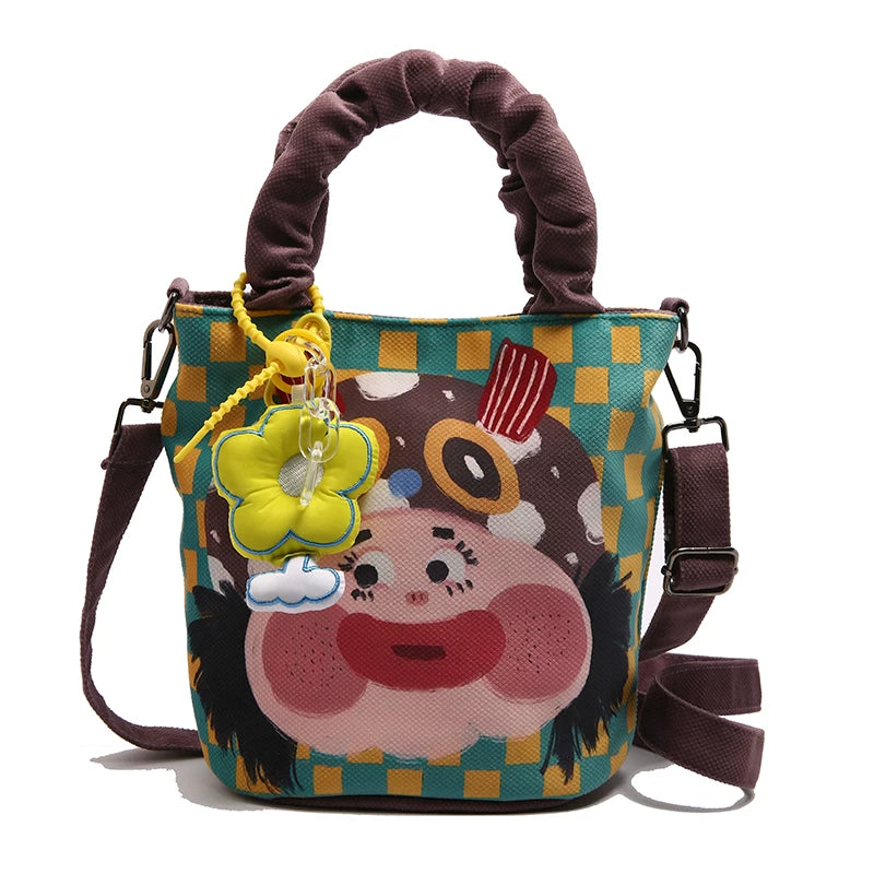 Giggles & Bows Cartoon Tote