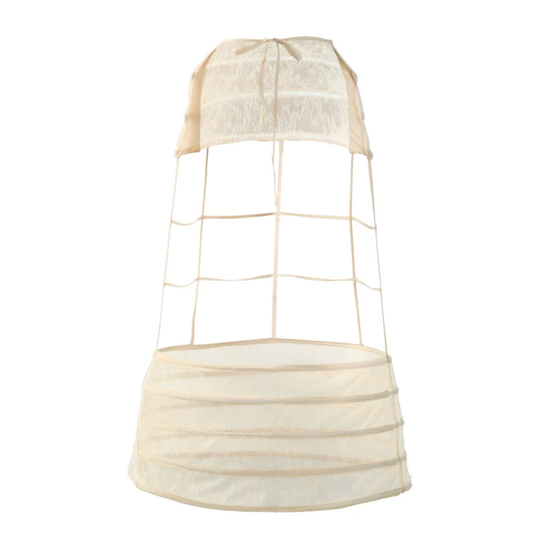 Victorian Ivory Layered Lace Skirt