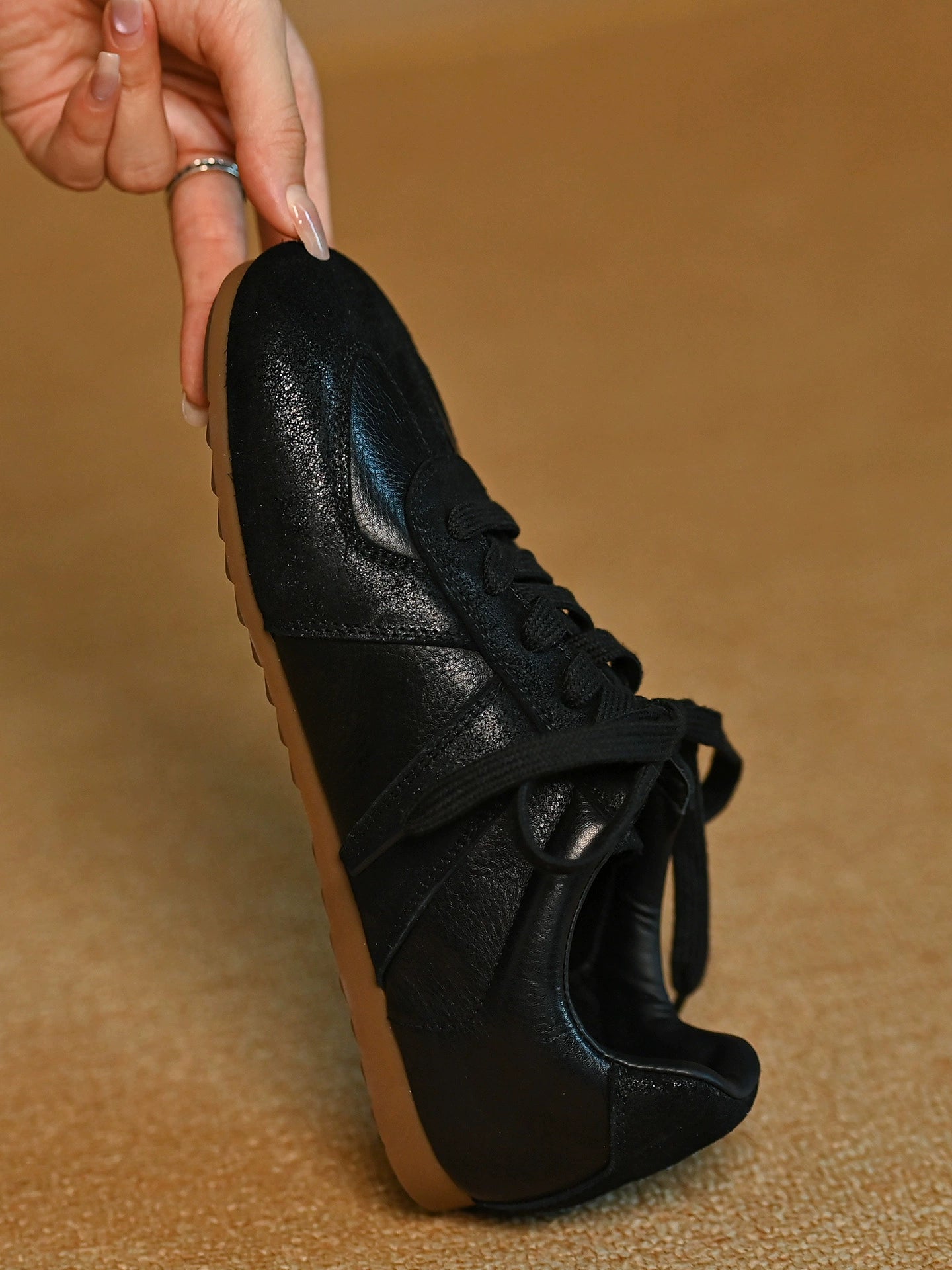 Midnight Shadow Luxe Sneaker