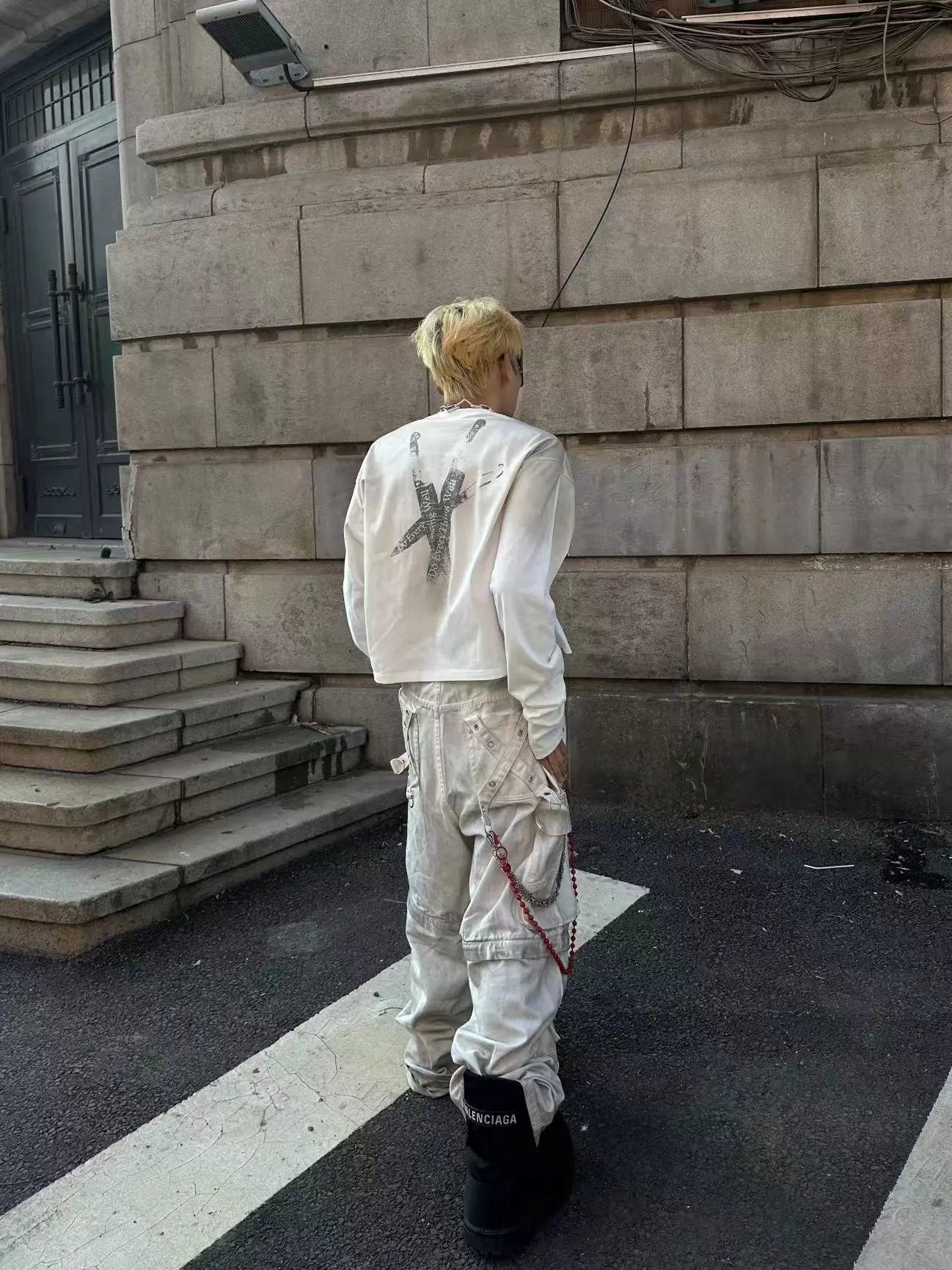 Ivory Anthem Slogan Longsleeve