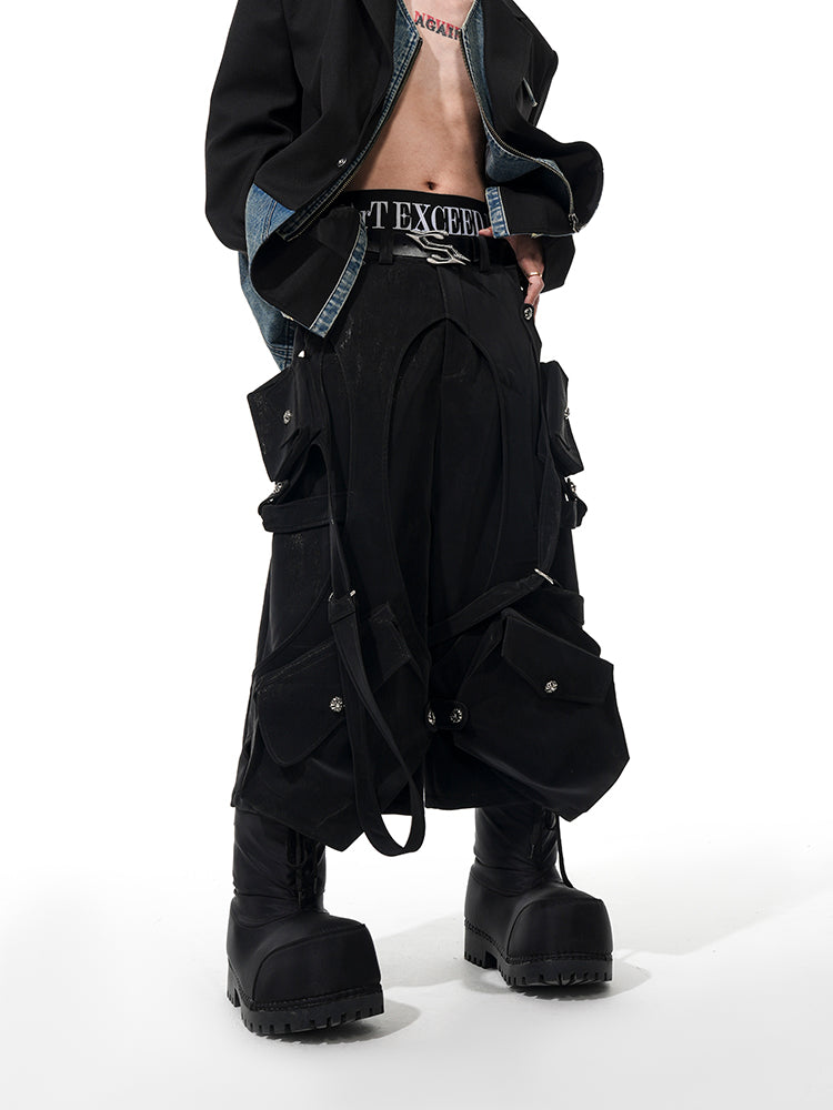 Tactical Cargo Pants with Multi-Pocket Design