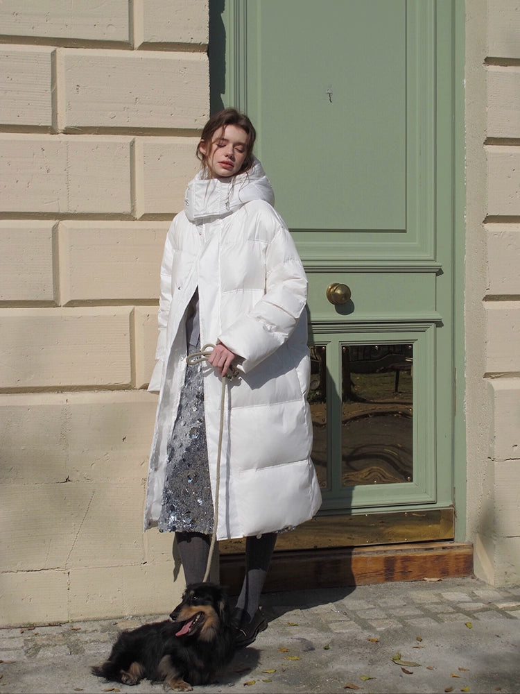Puffer Coat Longline Jacket