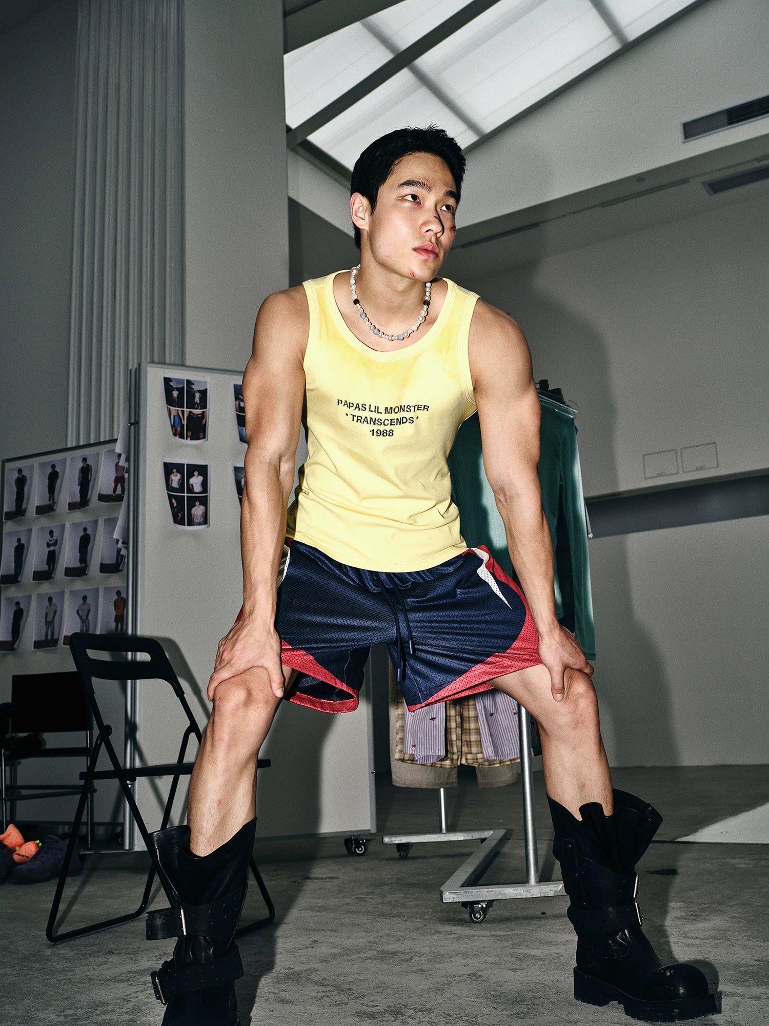 Sunrise Courtside Logo Tank Top