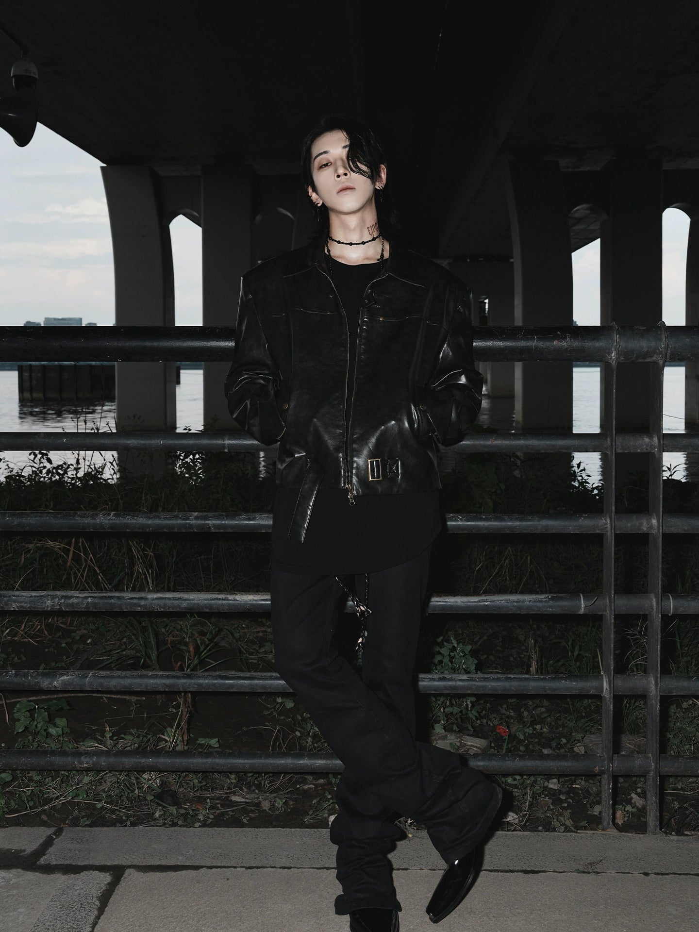 Raven Edge Moto Leather Jacket