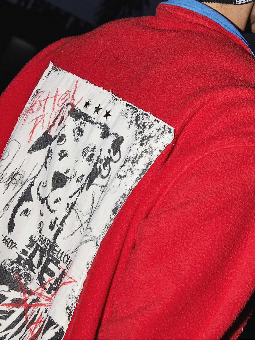 Crimson Surge Fleece Zip Hoodie