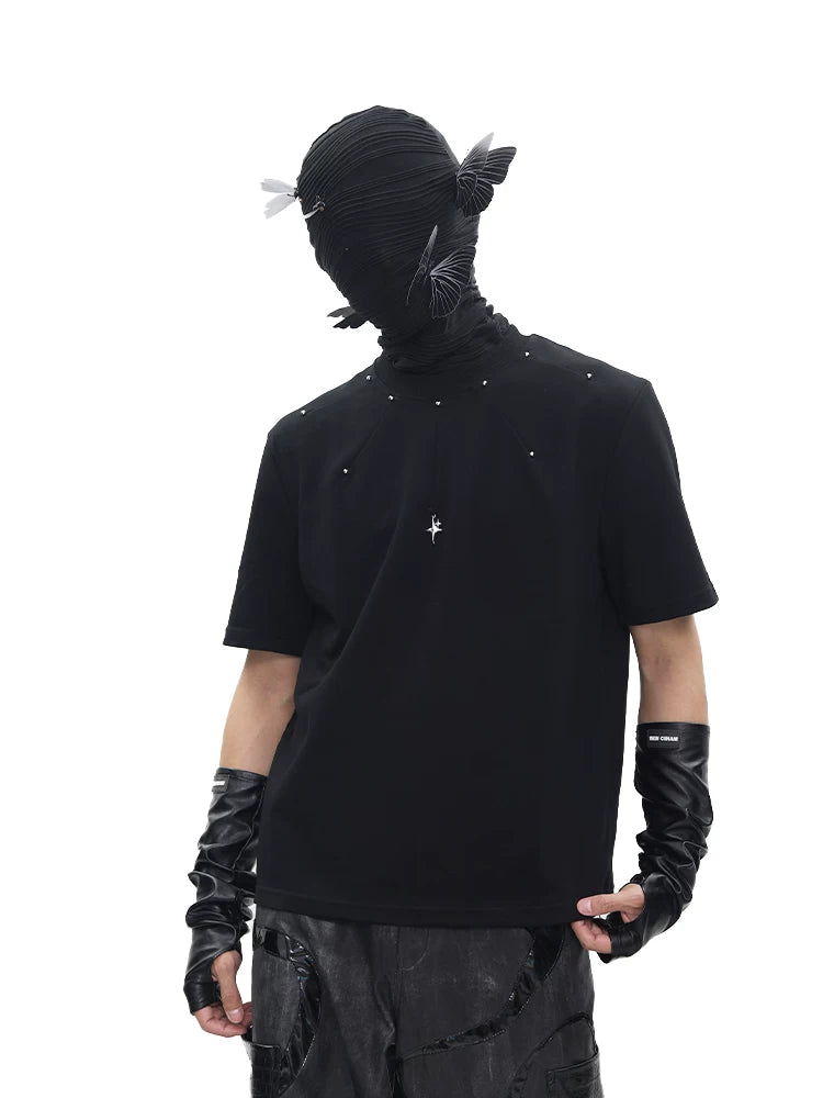 Halo Tether Studded Pendant Tee