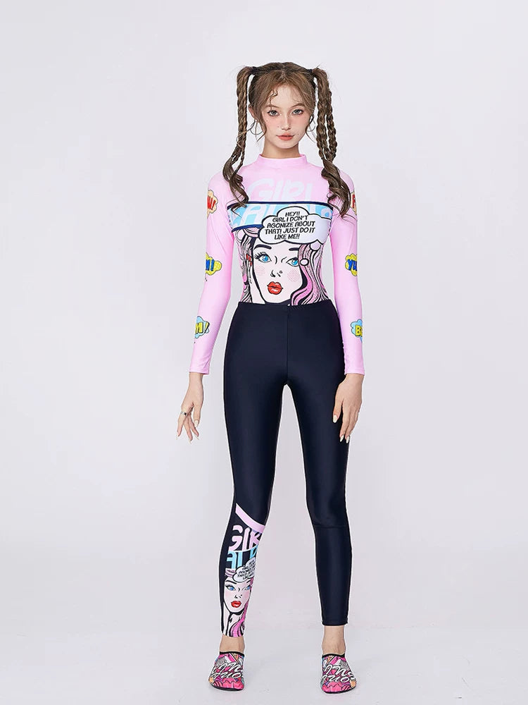 Bubble Pop Comic Surf Suit