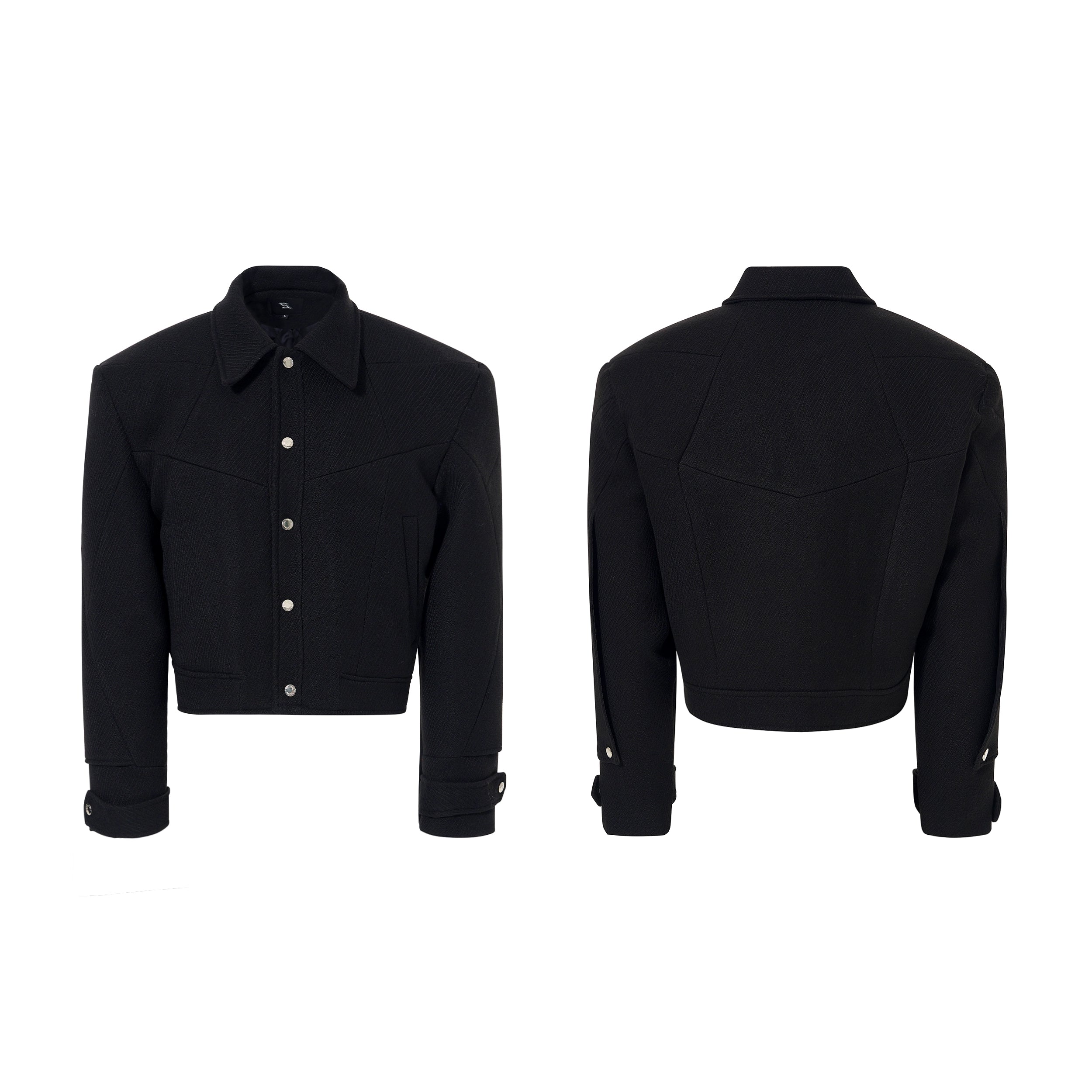 Shadow Vane Split Hem Trousers and Jacket Setup