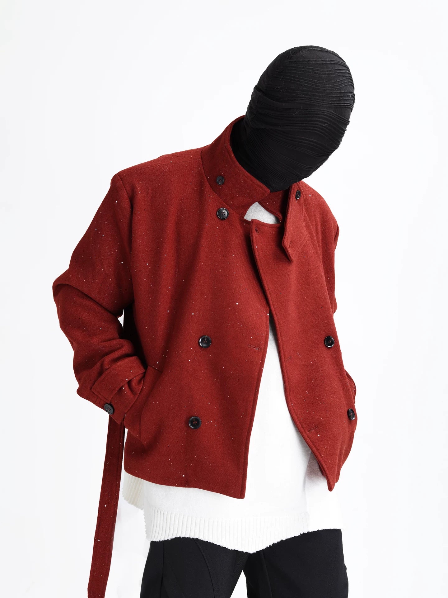 Ember Speckled Officer Coat