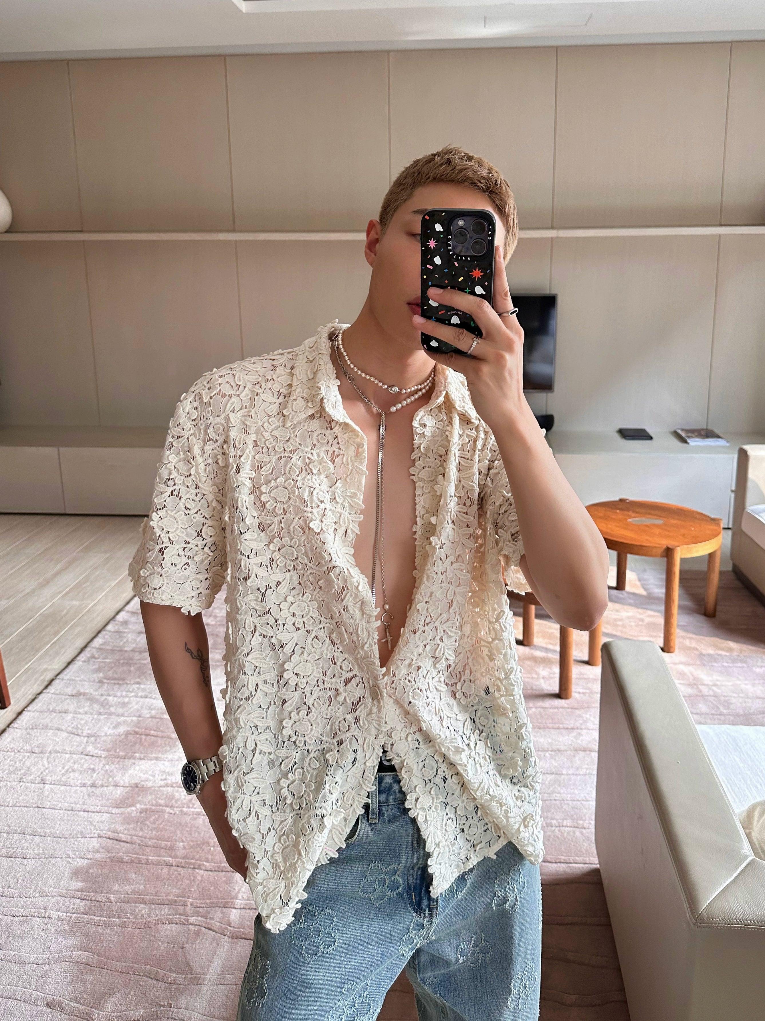Weave Studio White Lace Sequin Bolero - Camiseta de encogimiento de hombros delantero de manga corta para ropa de noche para mujeres