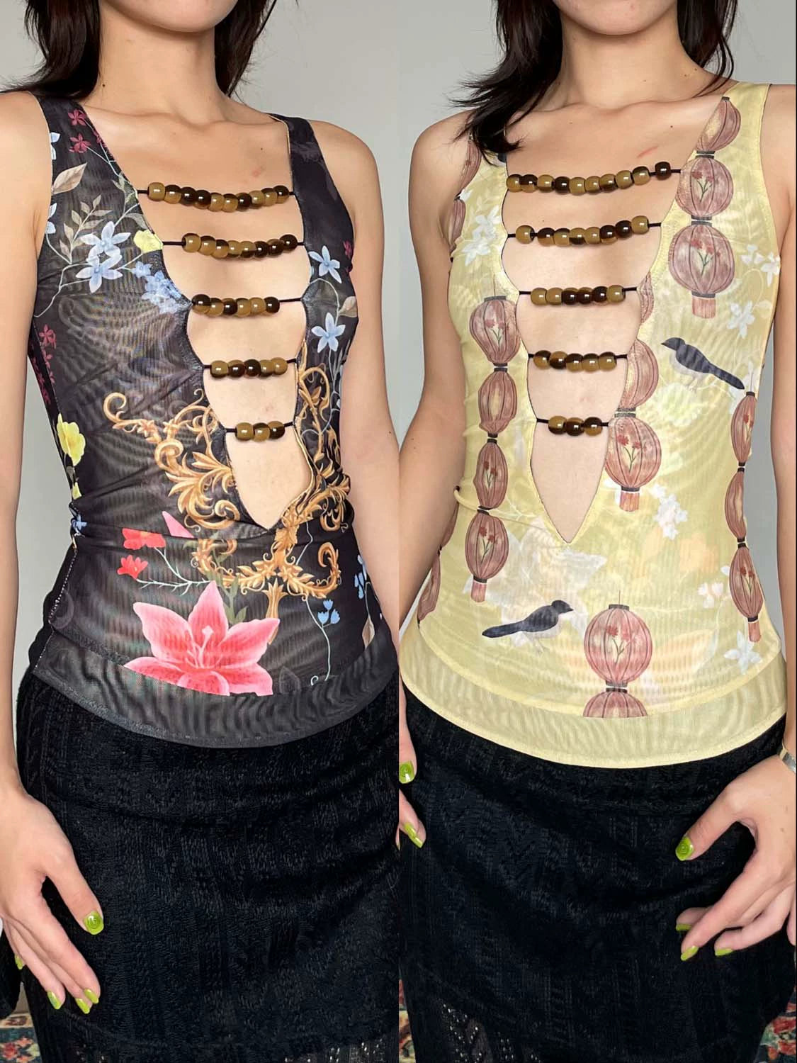 Beaded Dragon Vest