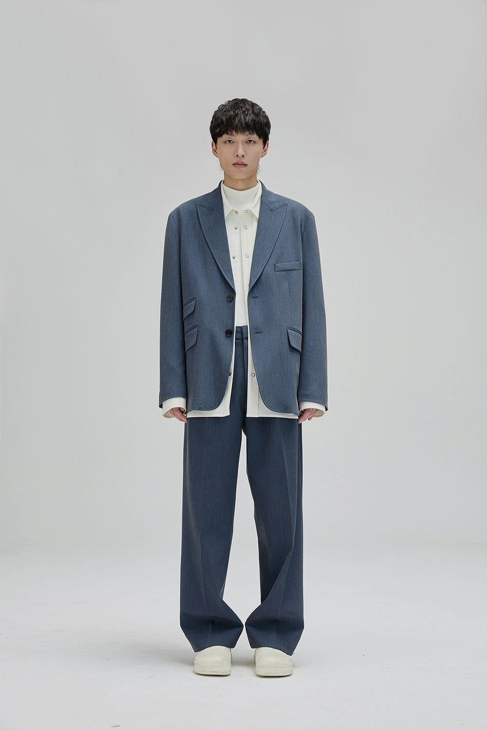 Pantalones de traje ancho