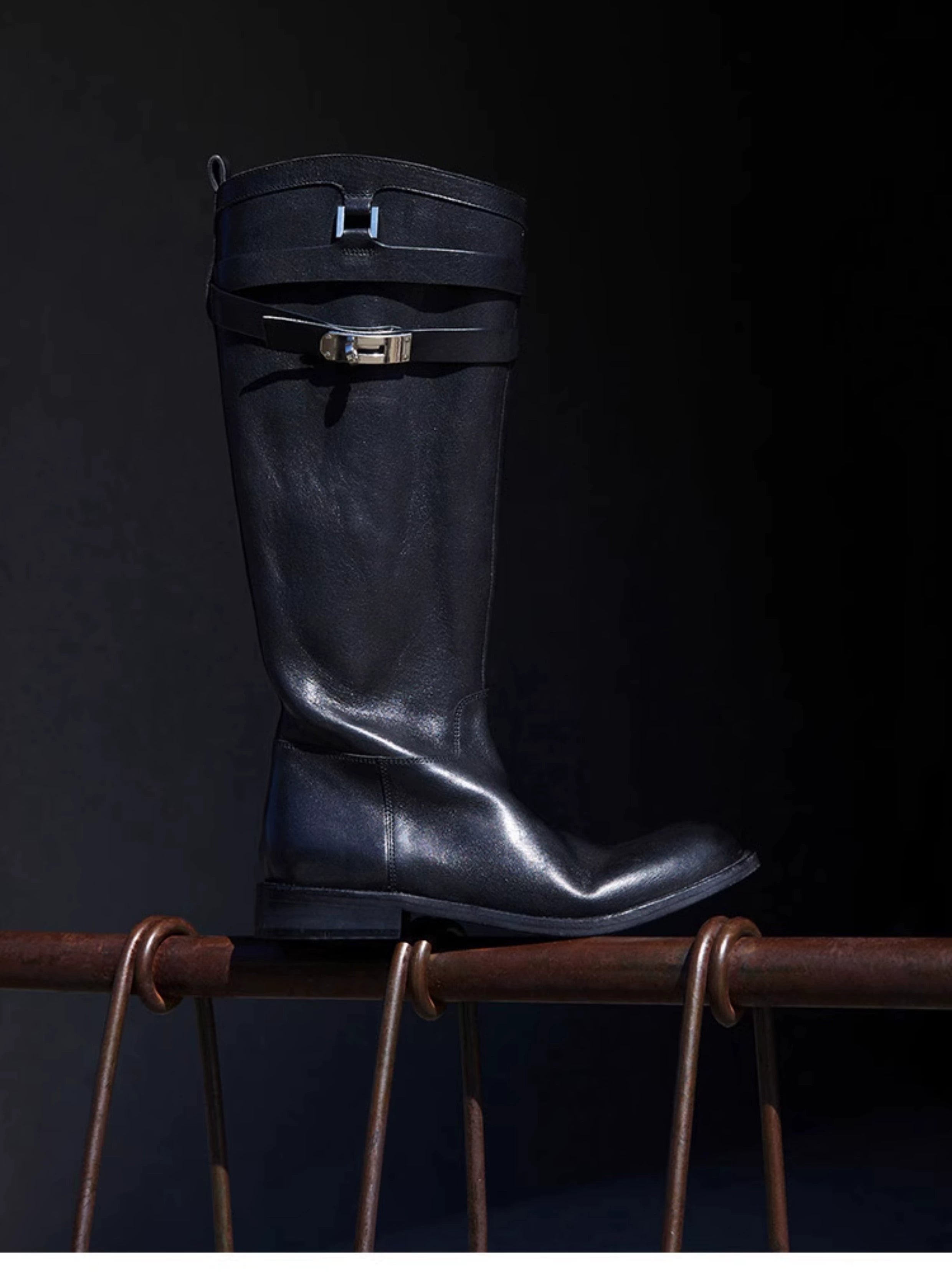 Leather Equestrian Riding Boots