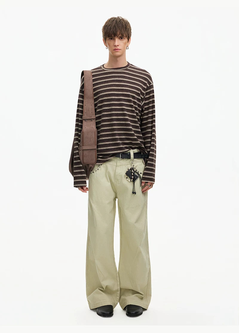 Strata Stripe Long‑Sleeve Tee