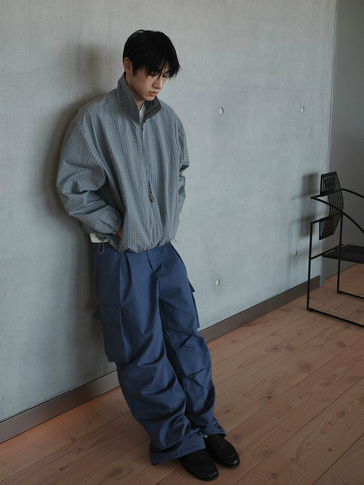Haven Pleated Wide-Leg Cargo Pants